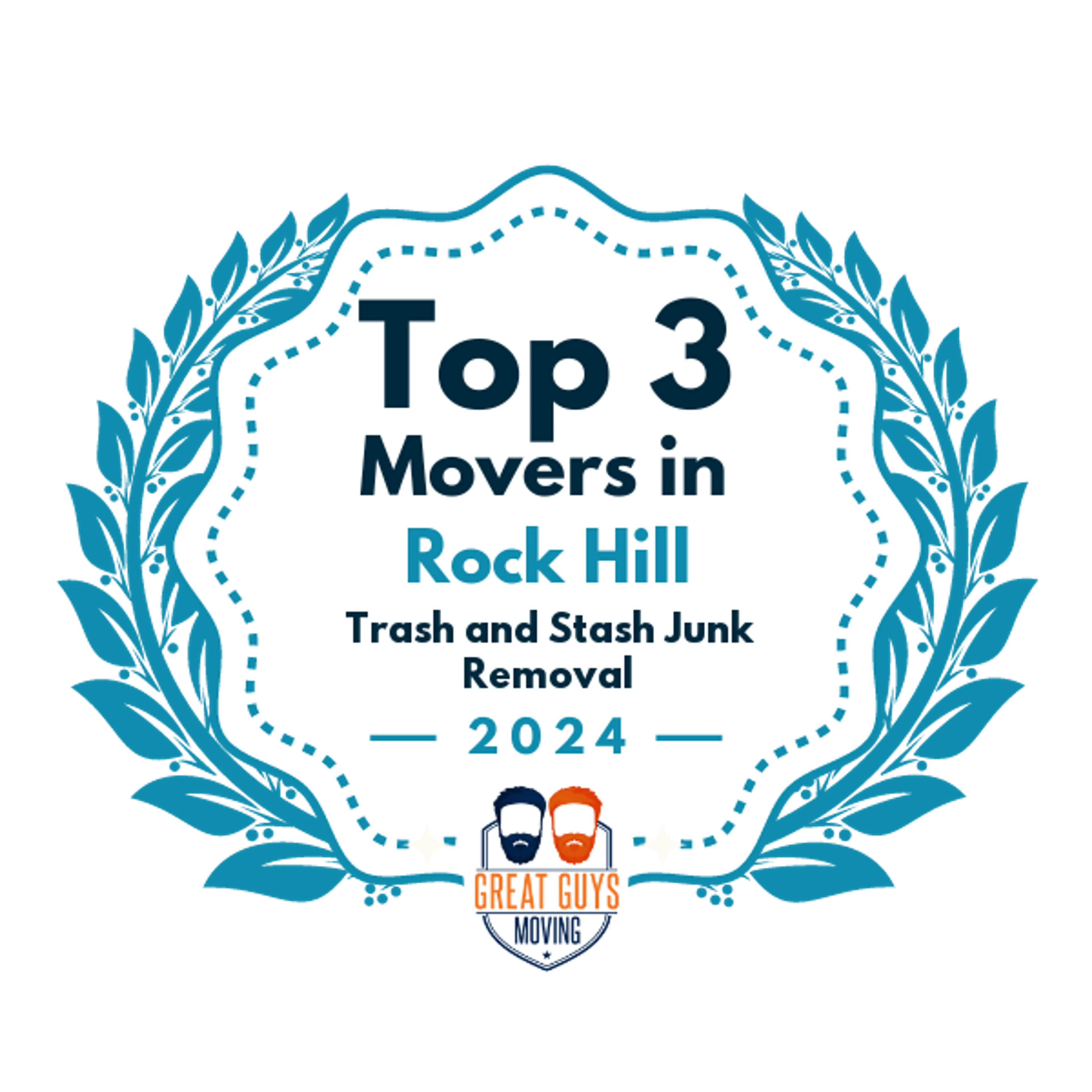Top 3 Movers in Rock Hill, SC 2024 award