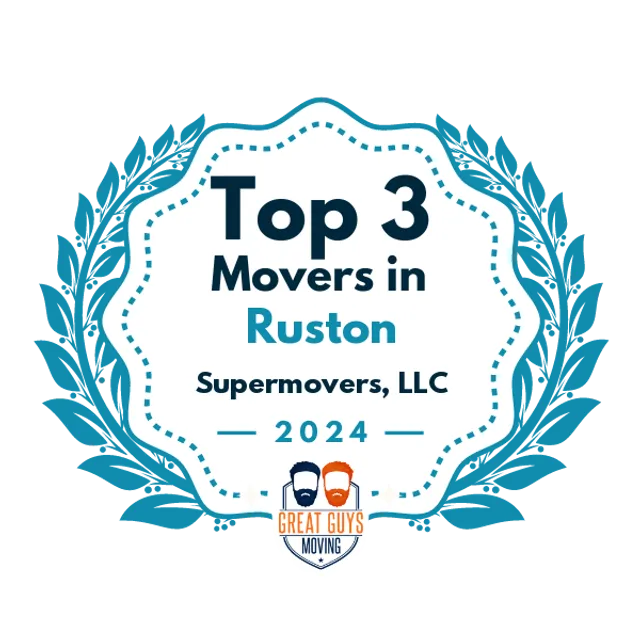 Top 3 Movers in Ruston, LA 2024 award