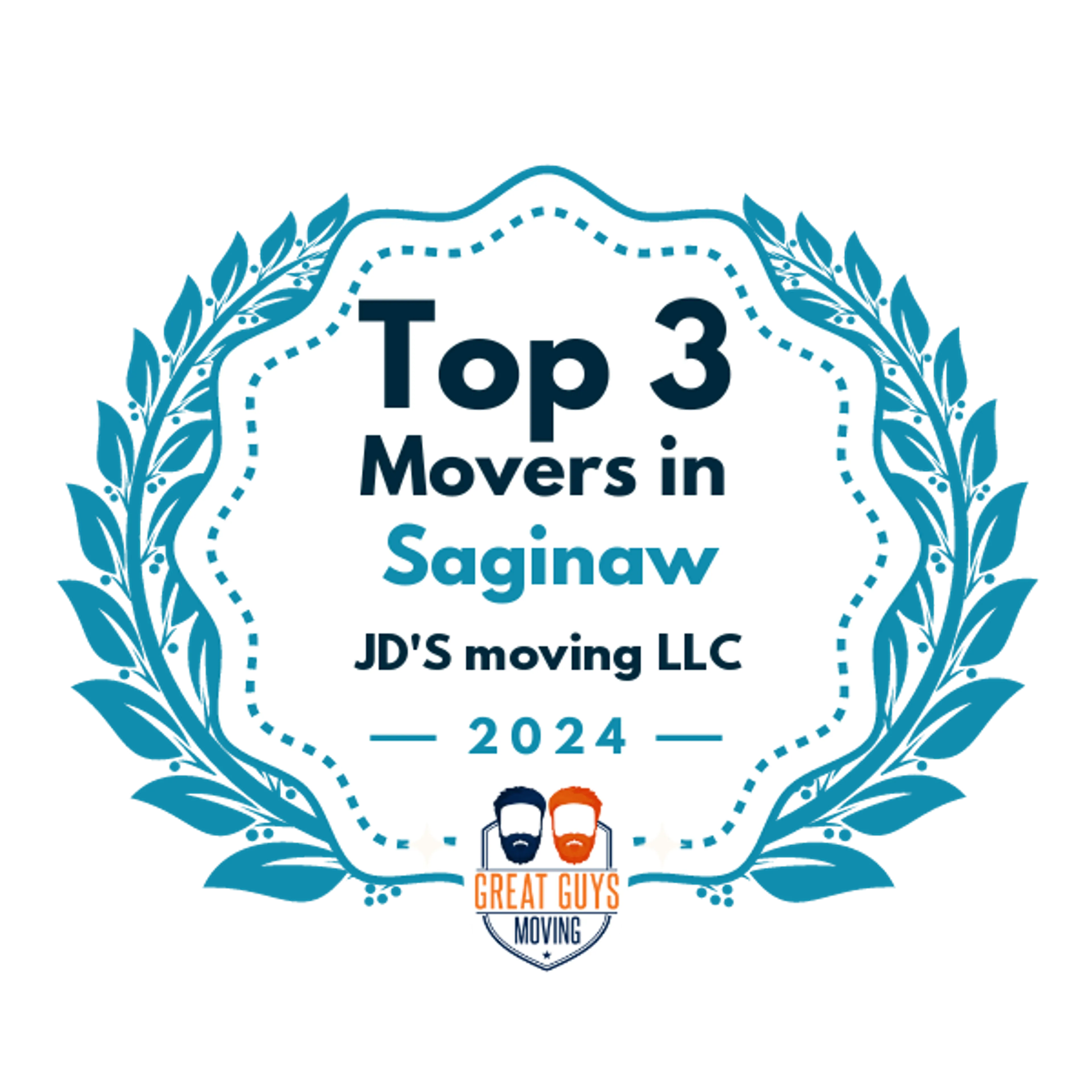 Top 3 Movers in Saginaw, MI 2024 award