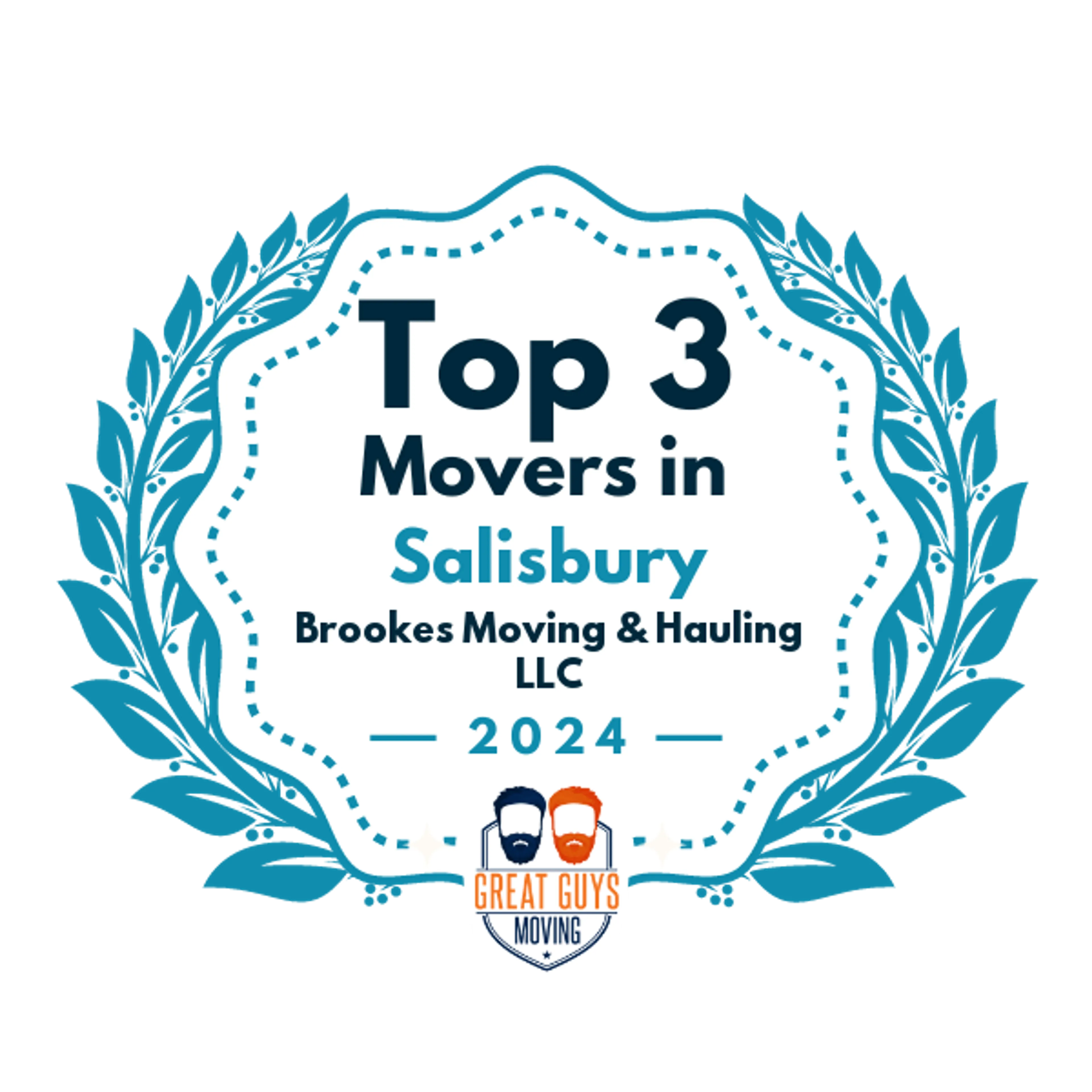 Top 3 Movers in Salisbury, MD 2024 award