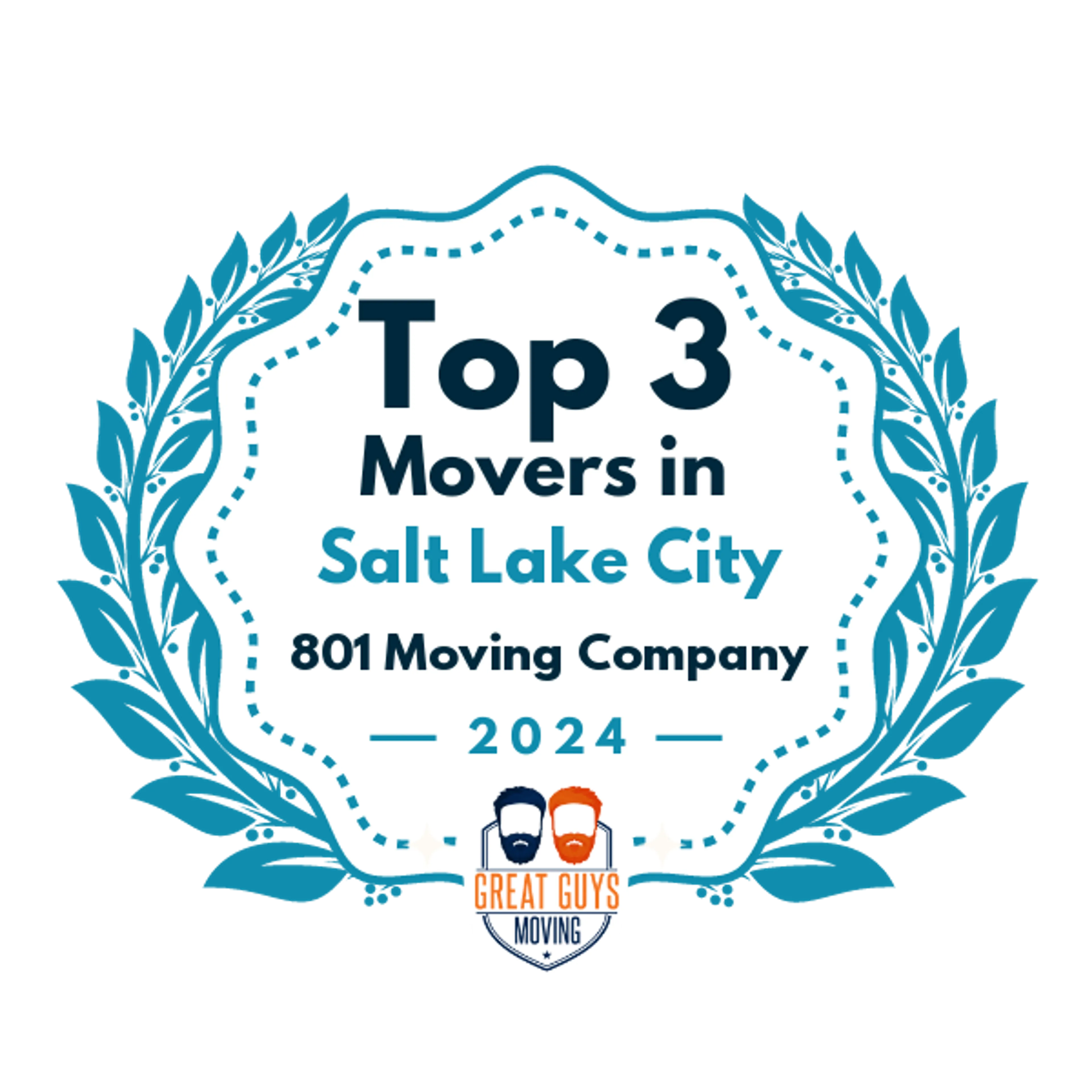 Top 3 Movers in Salt Lake City, UT 2024 award