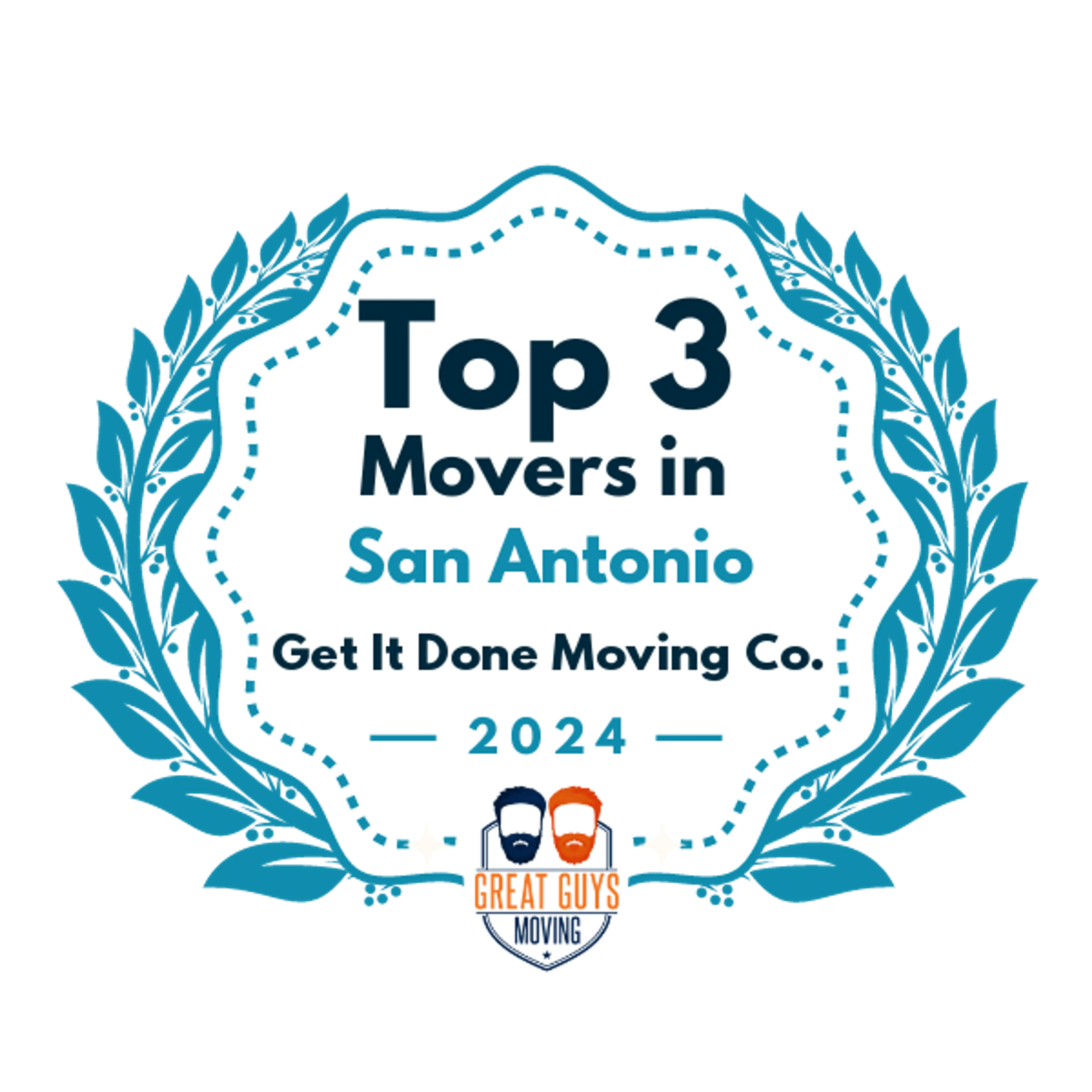 Top 3 Movers in San Antonio, TX 2024 award