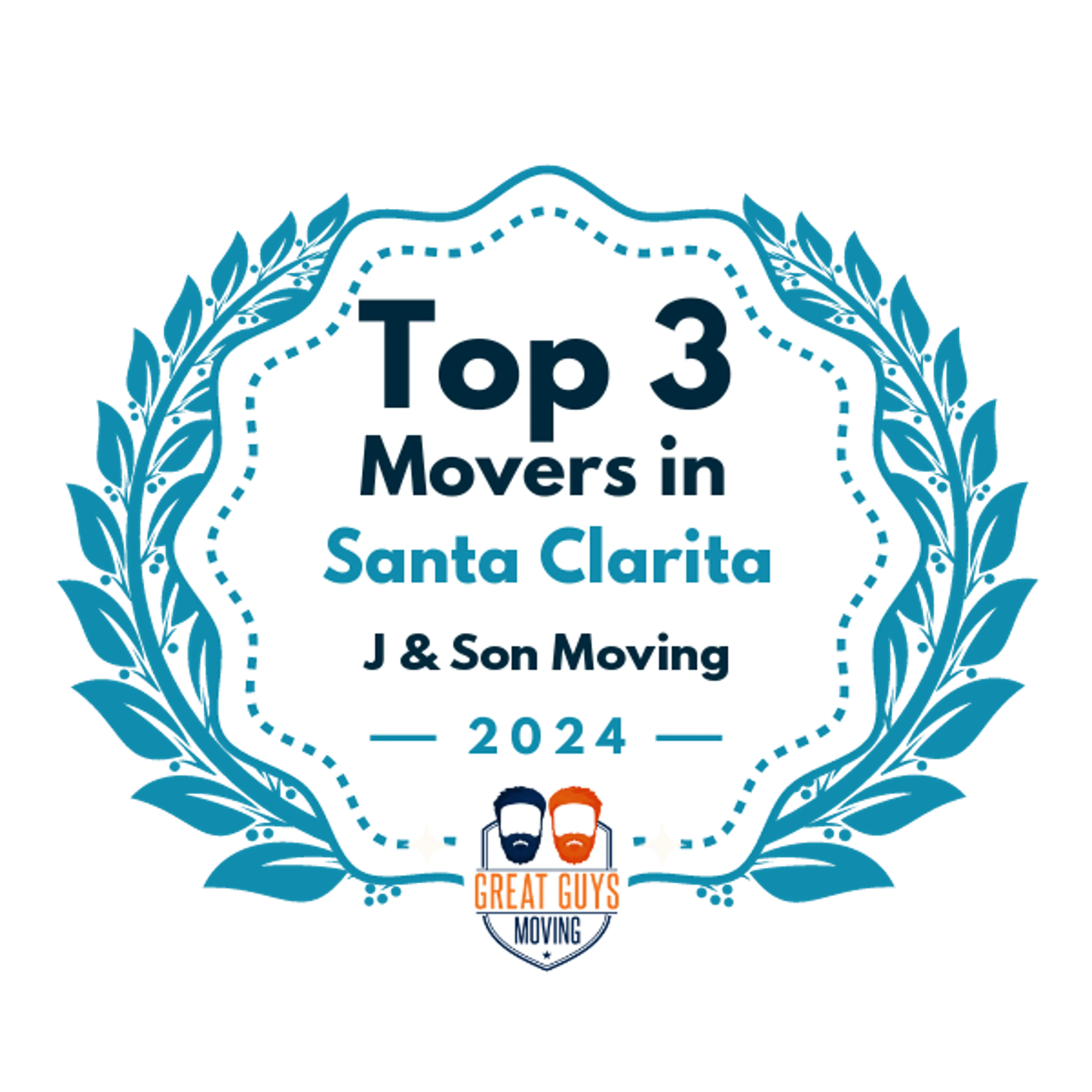 Top 3 Movers in Santa Clarita, CA 2024 award