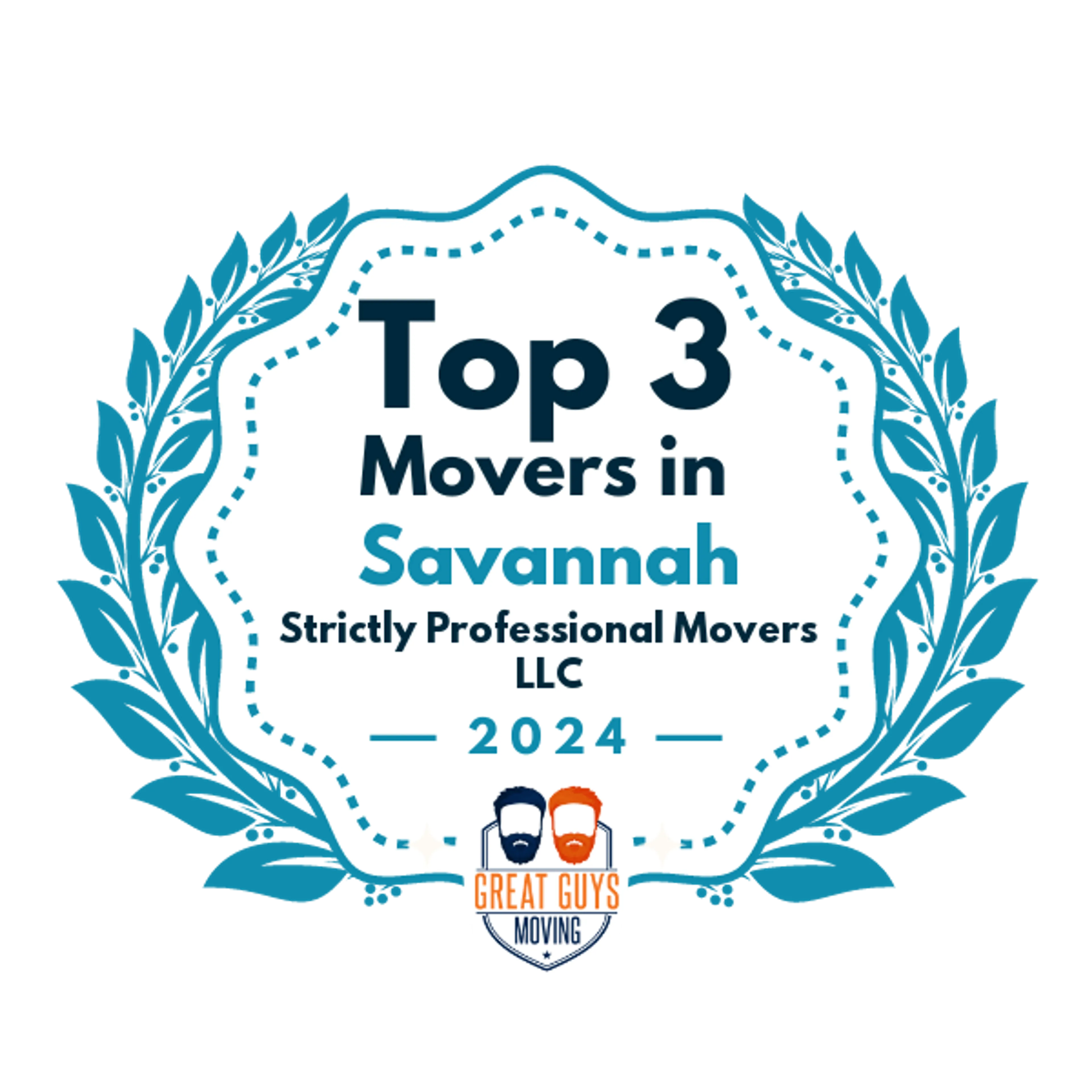 Top 3 Movers in Savannah, GA 2024 award