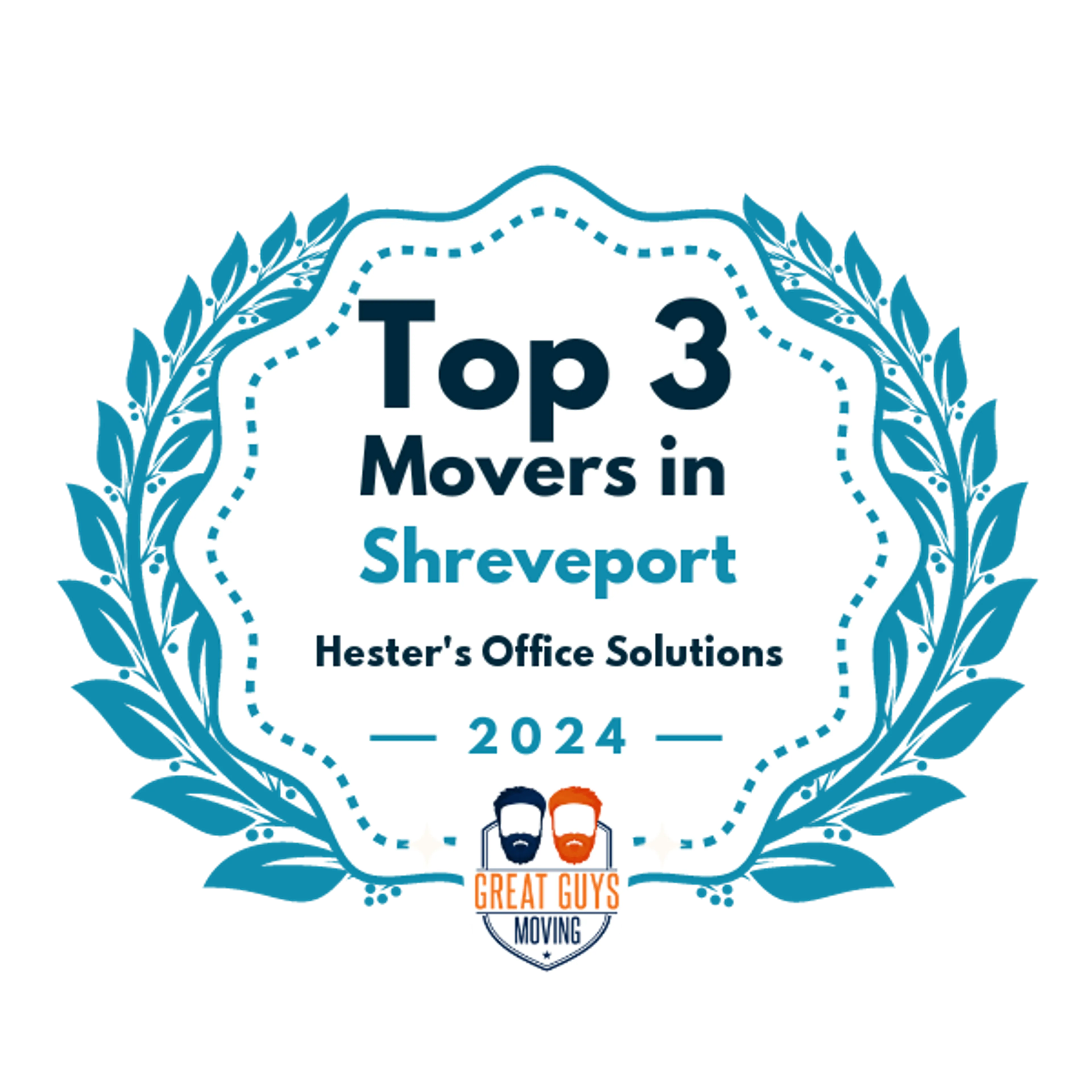 Top 3 Movers in Shreveport, LA 2024 award