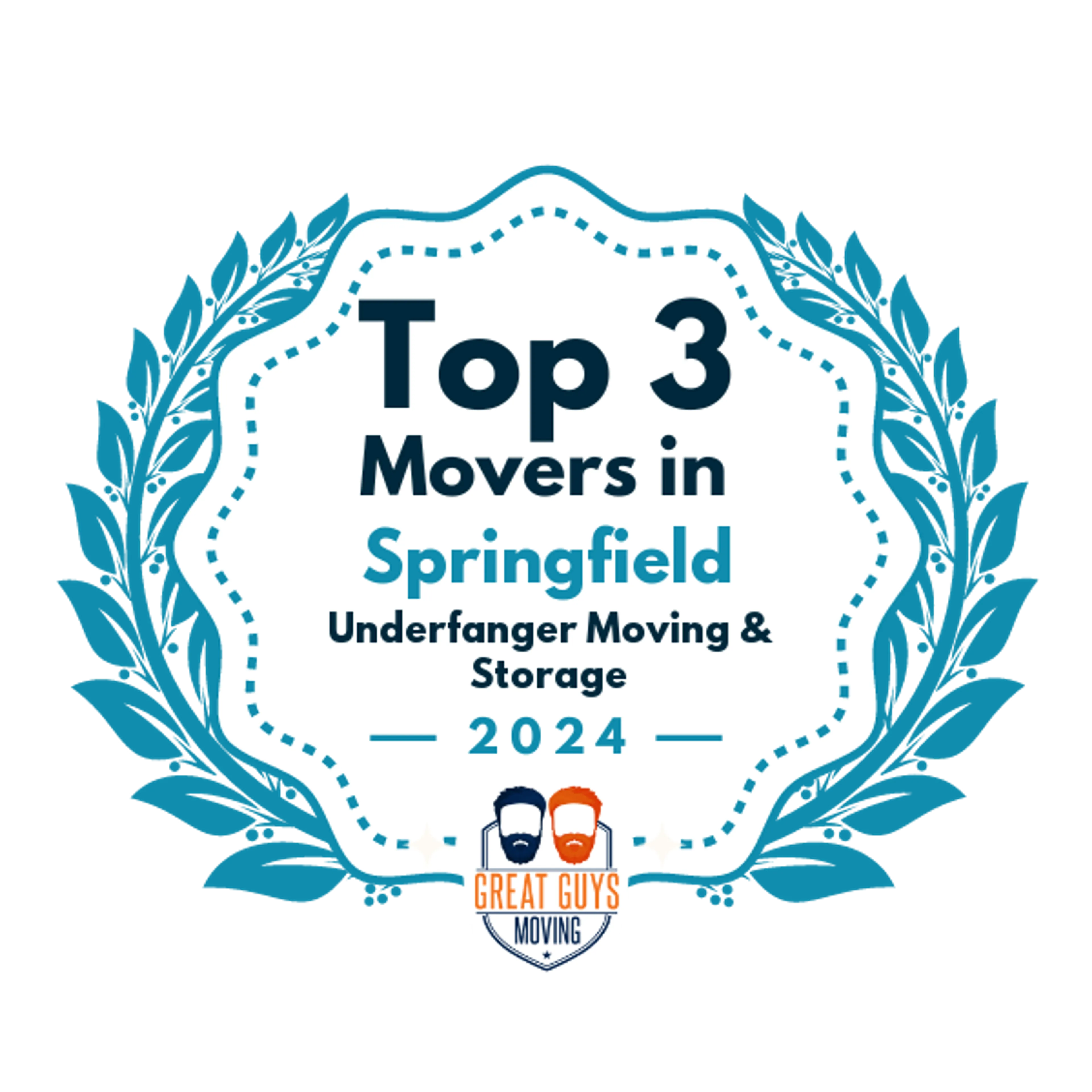 Top 3 Movers in Springfield, IL 2024 award