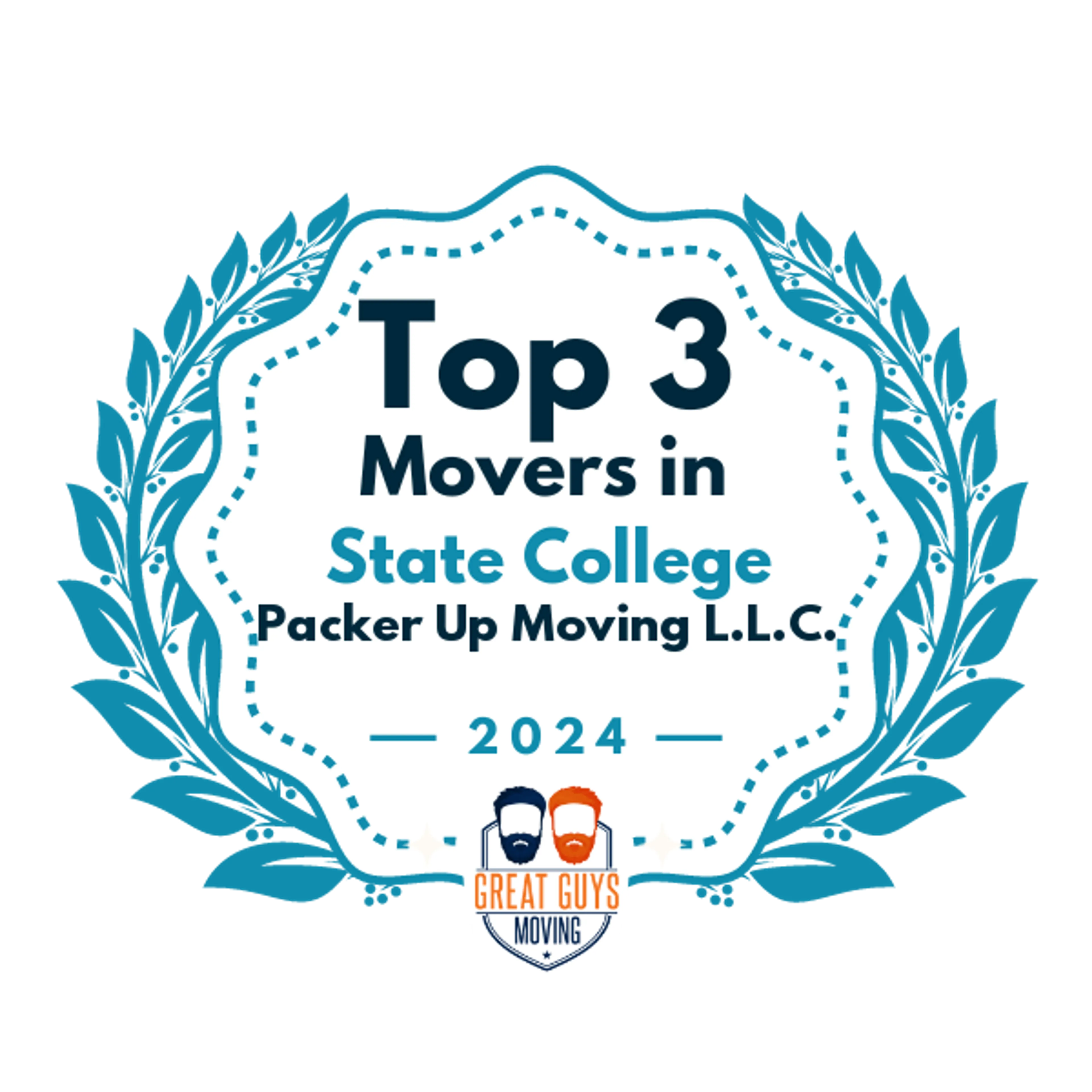 Top 3 Movers in State College, PA 2024 award