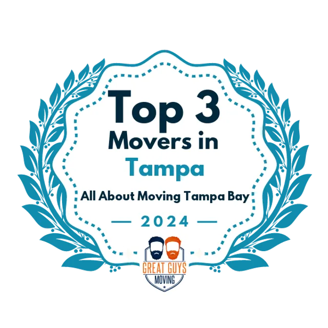 Top 3 Movers in Tampa, FL 2024 award