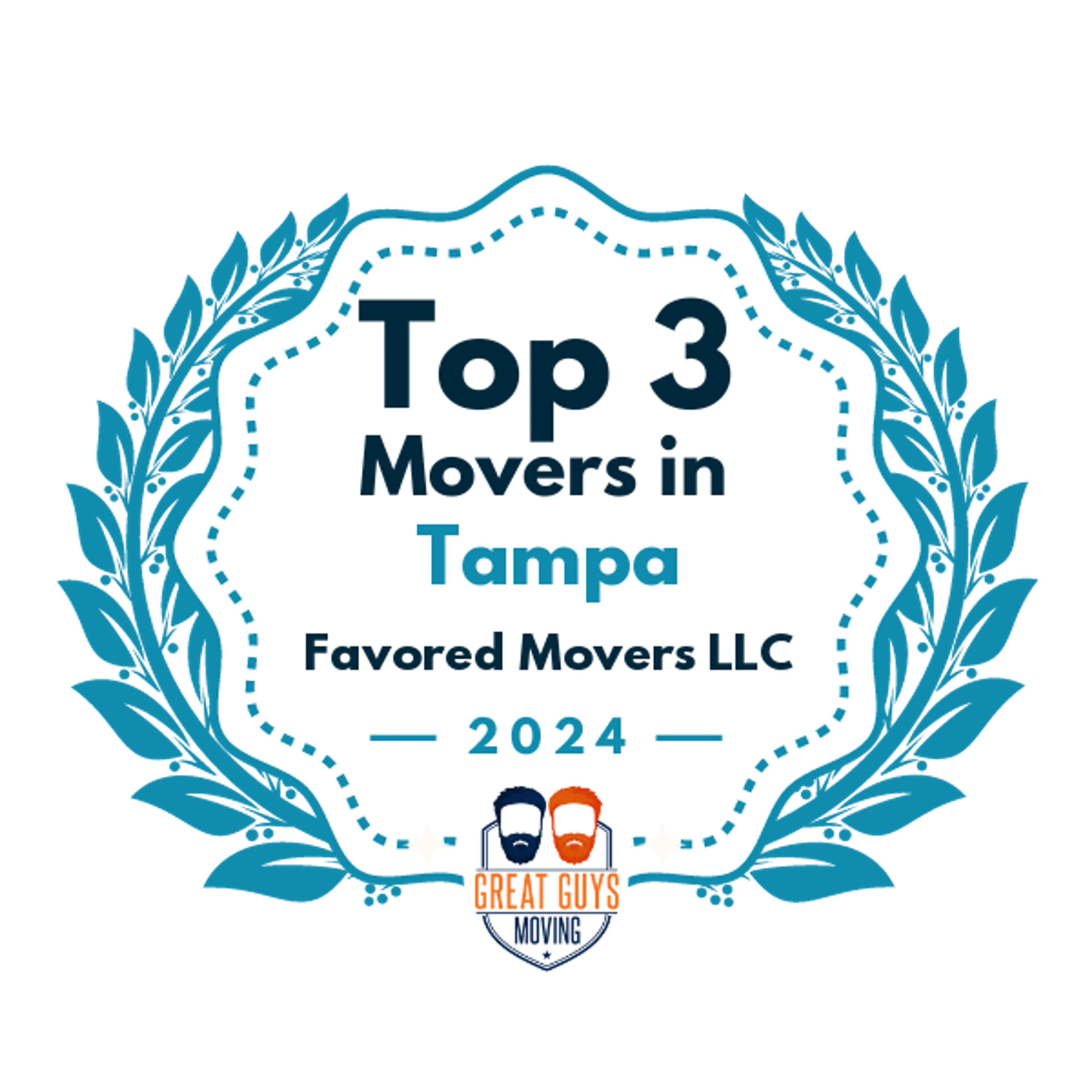 Top 3 Movers in Tampa, FL 2024 award