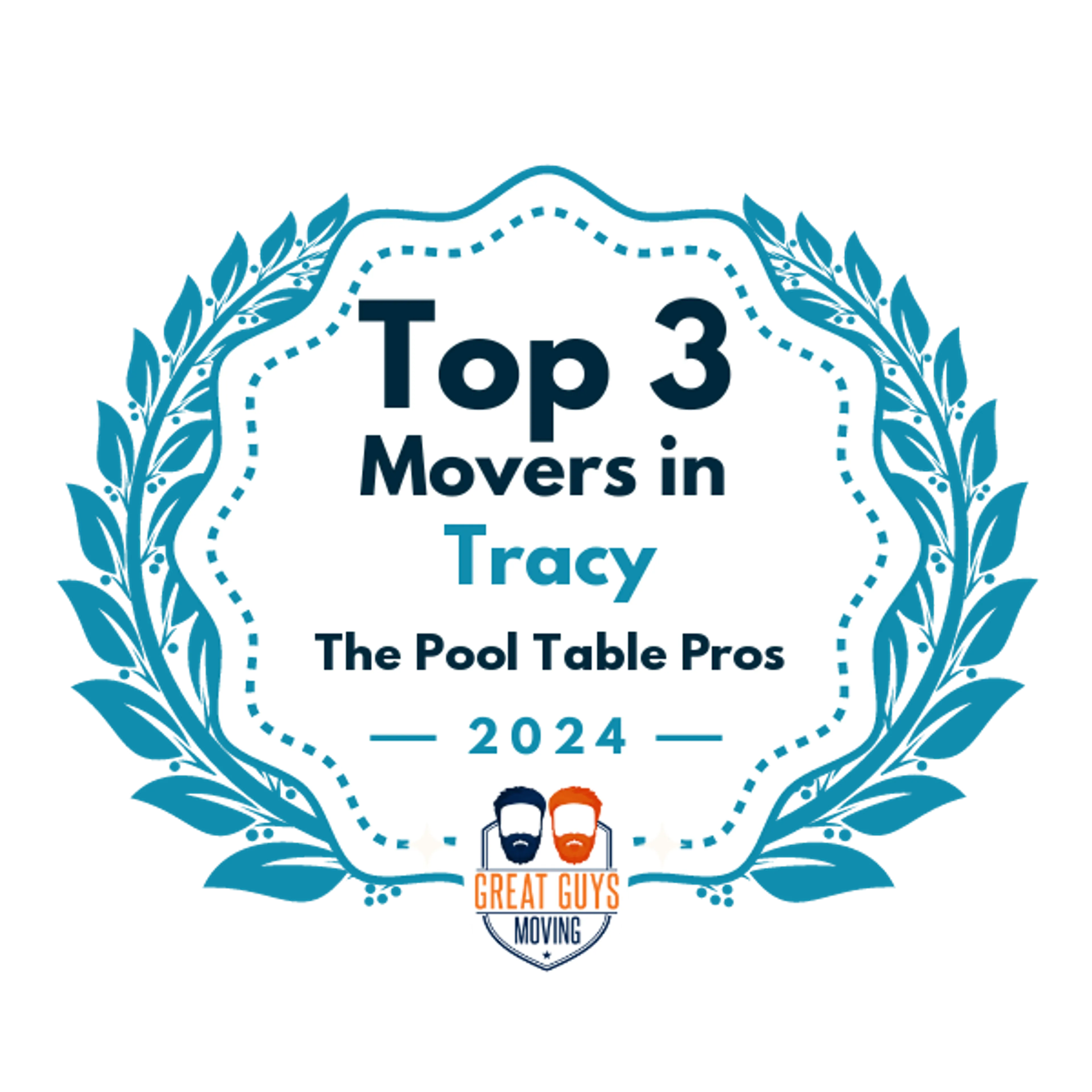 Top 3 Movers in Tracy, CA 2024 award