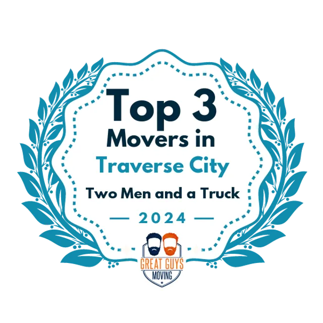 Top 3 Movers in Traverse City, MI 2024 award