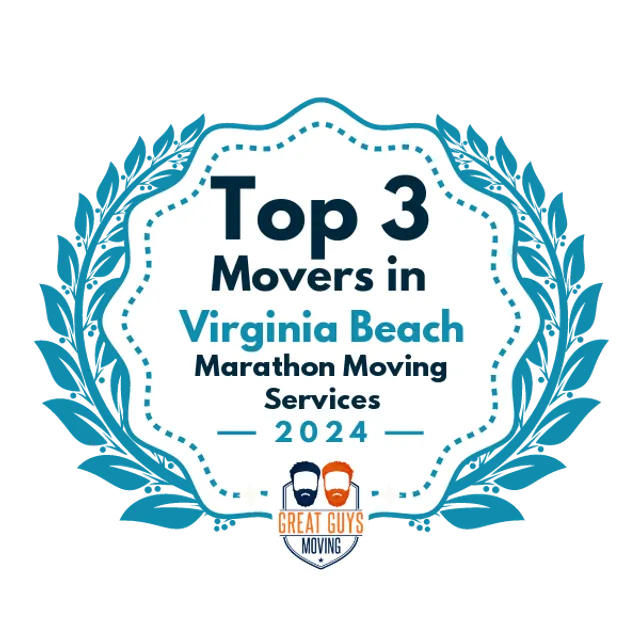 Top 3 Movers in Virginia Beach, VA 2024 award