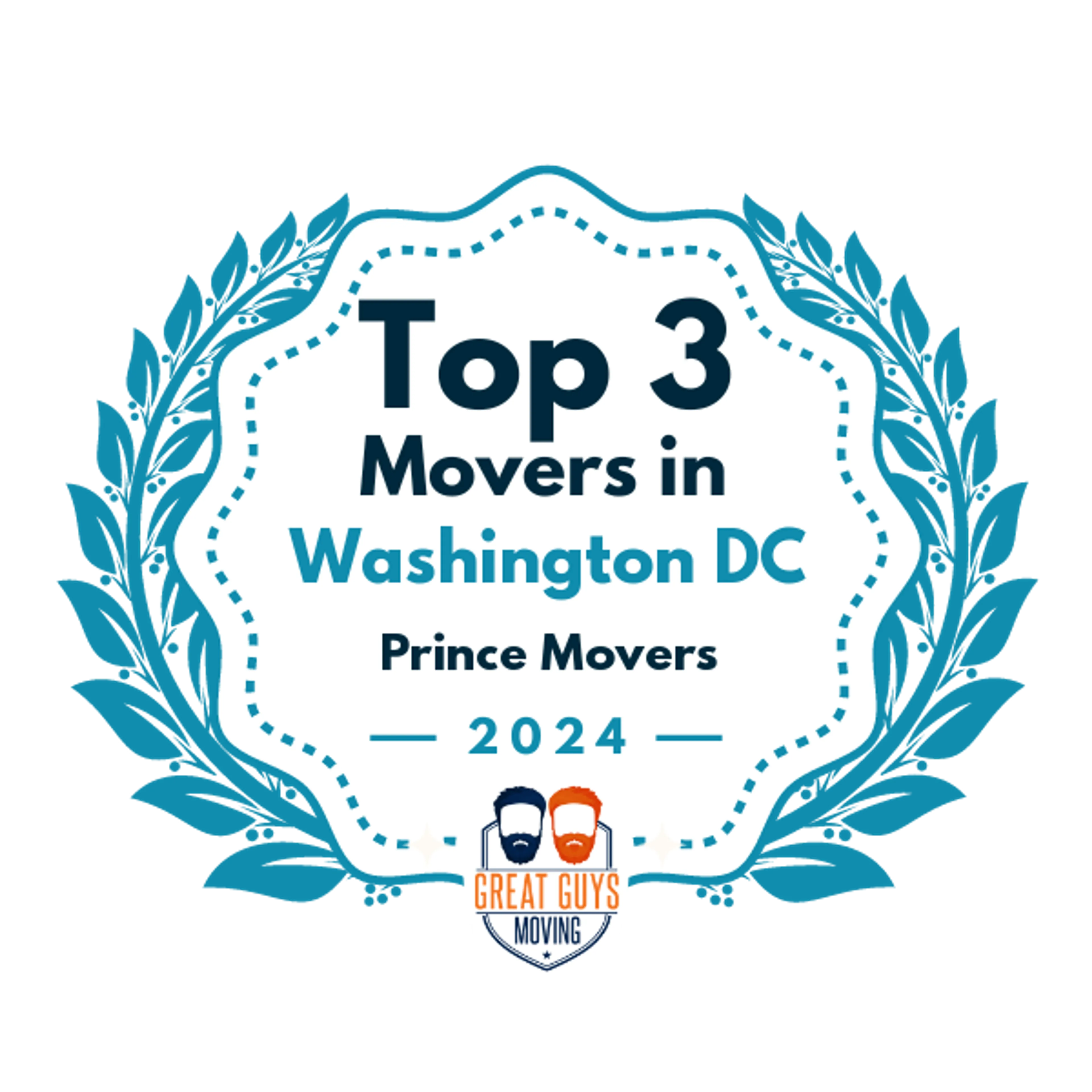 Top 3 Movers in Washington DC, DC 2024 award