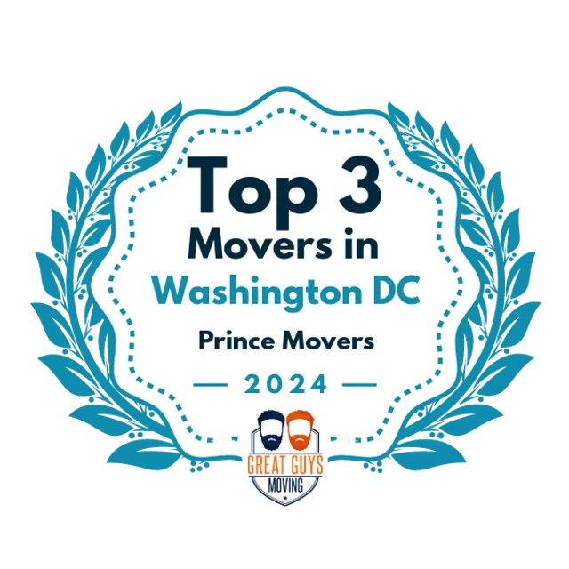 Top 3 Movers in Washington DC, DC 2024 award