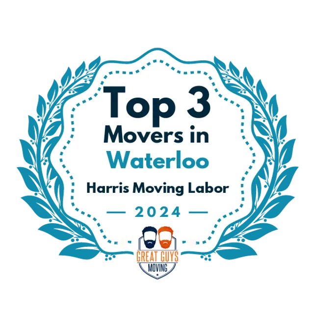 Top 3 Movers in Waterloo, IA 2024 award