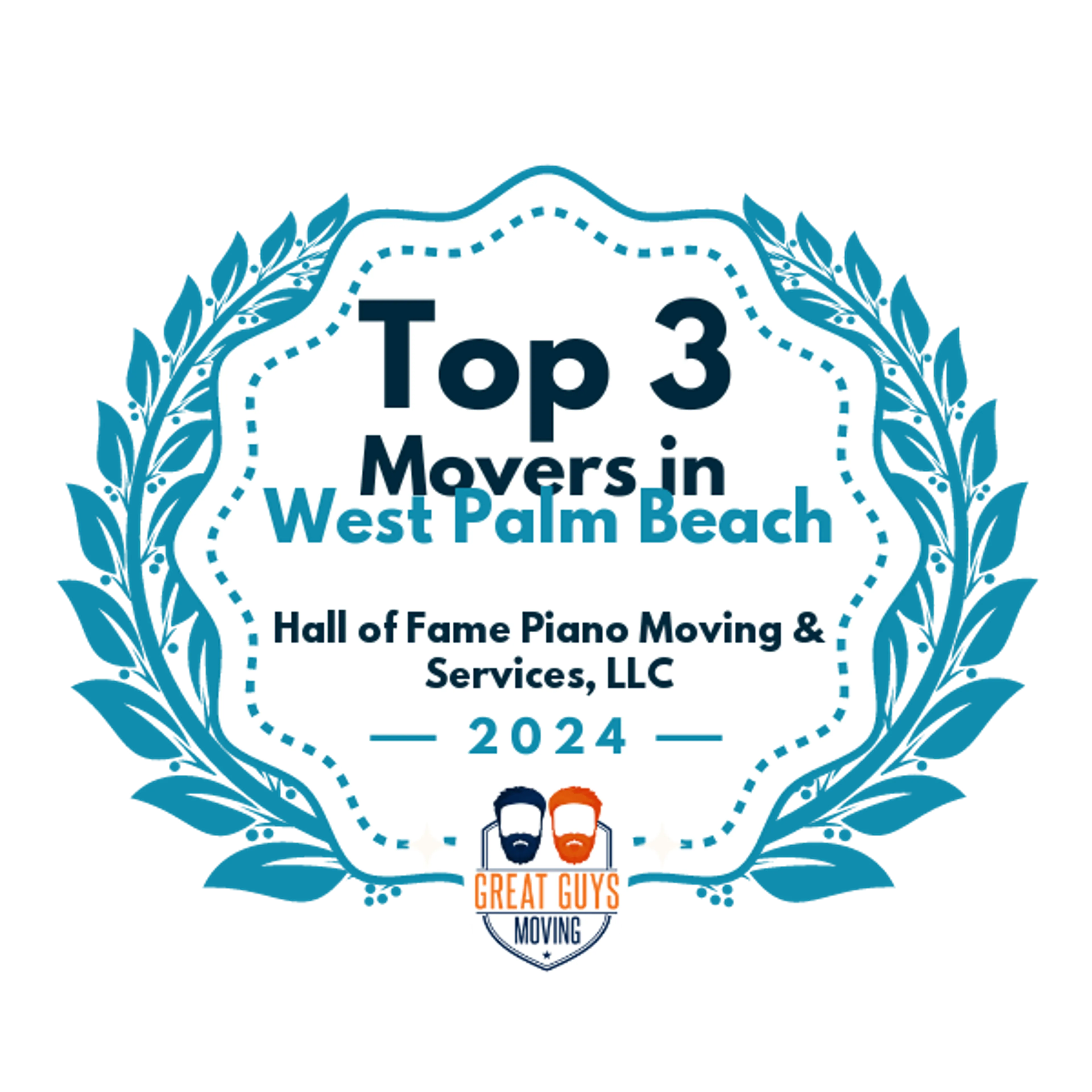 Top 3 Movers in Palm Bay, FL 2024 award