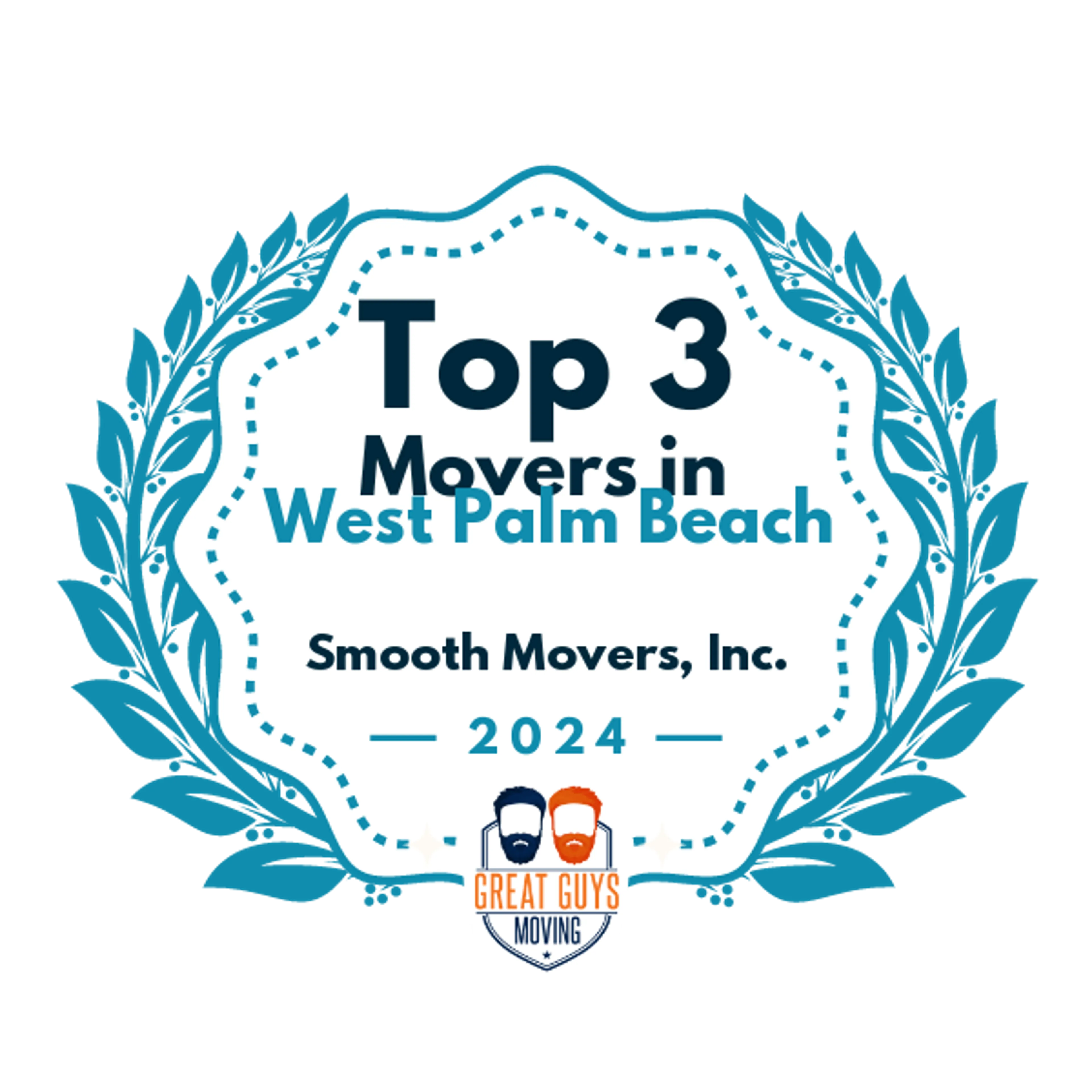Top 3 Movers in West Palm Beach, FL 2024 award