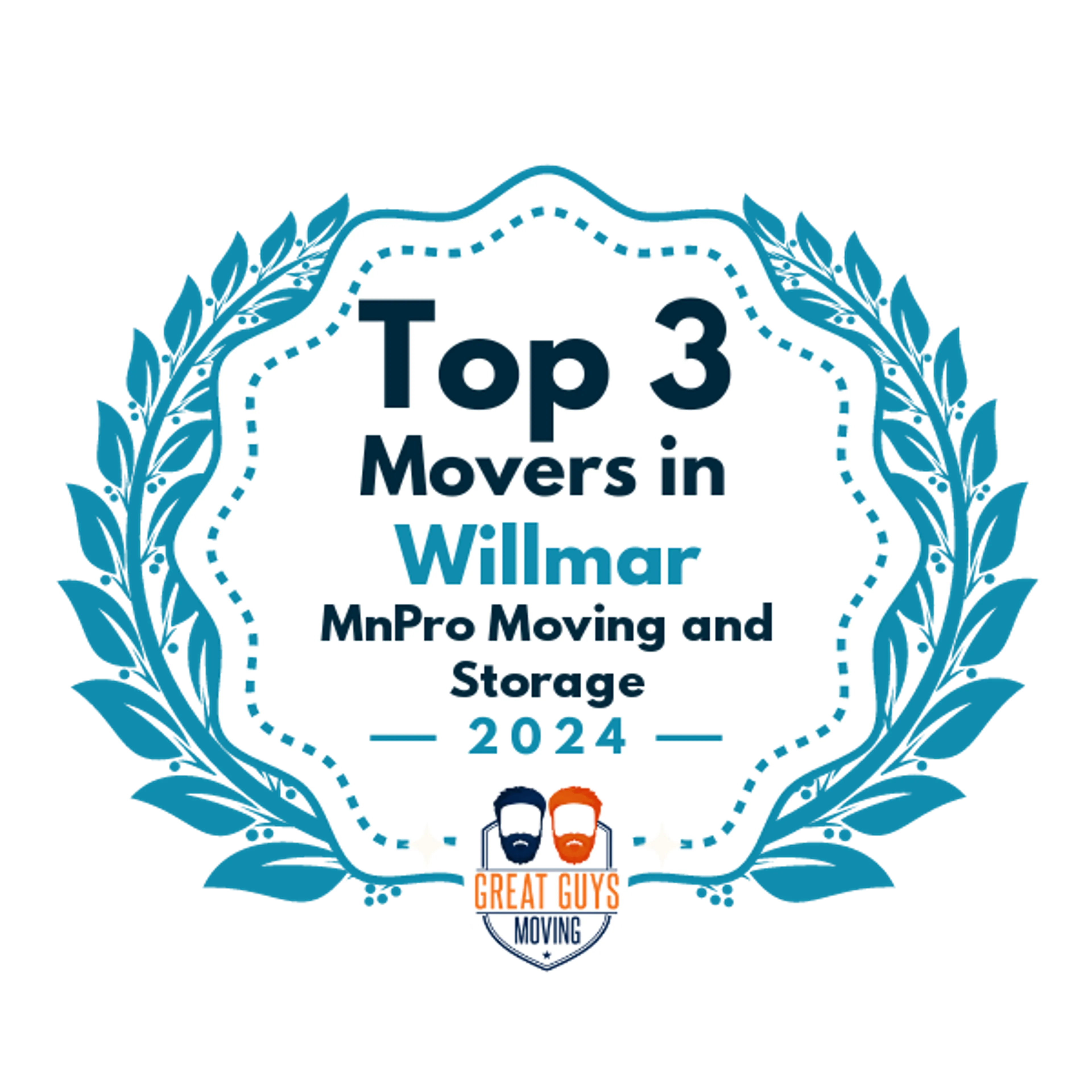 Top 3 Movers in Willmar, MN 2024 award