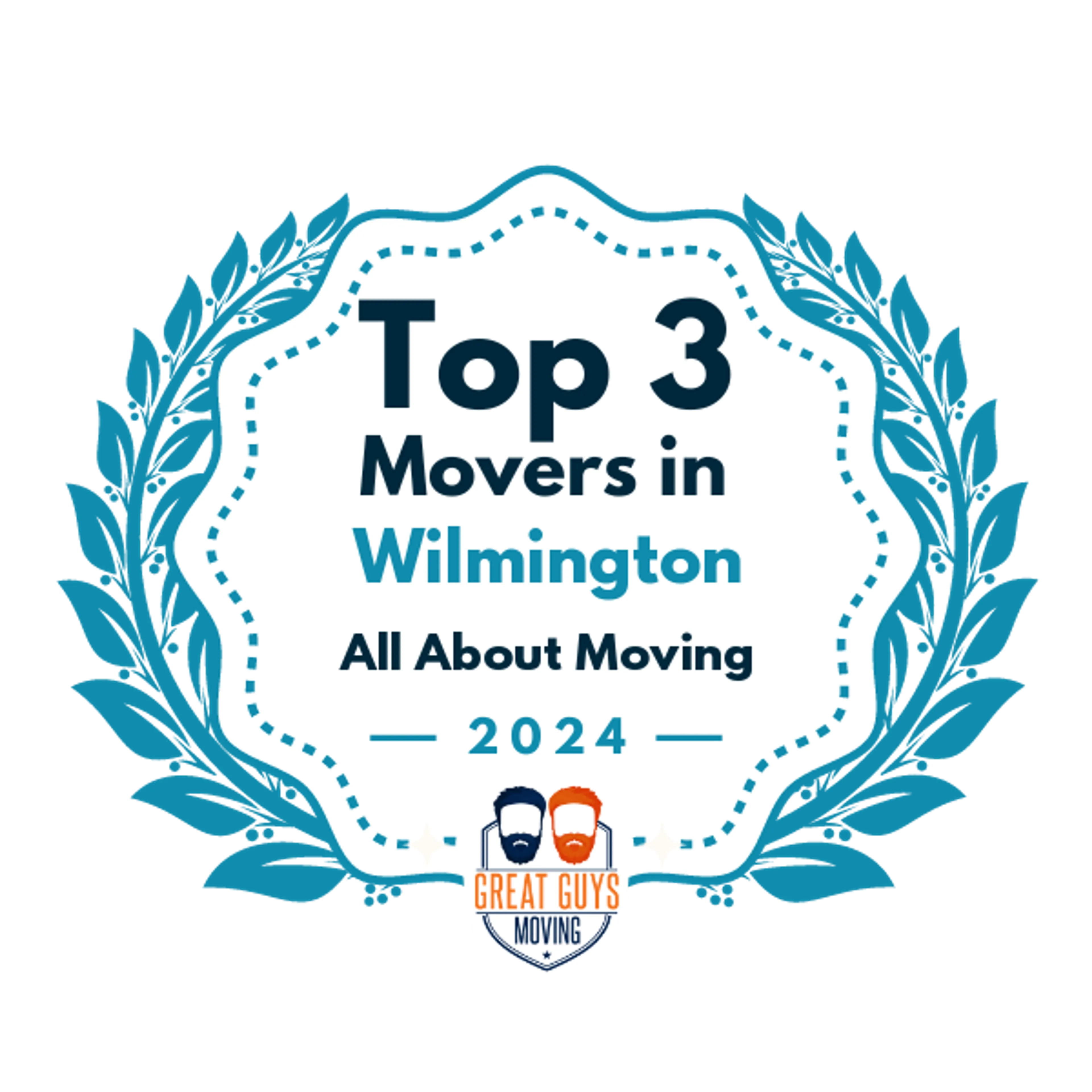 Top 3 Movers in Wilmington, NC 2024 award