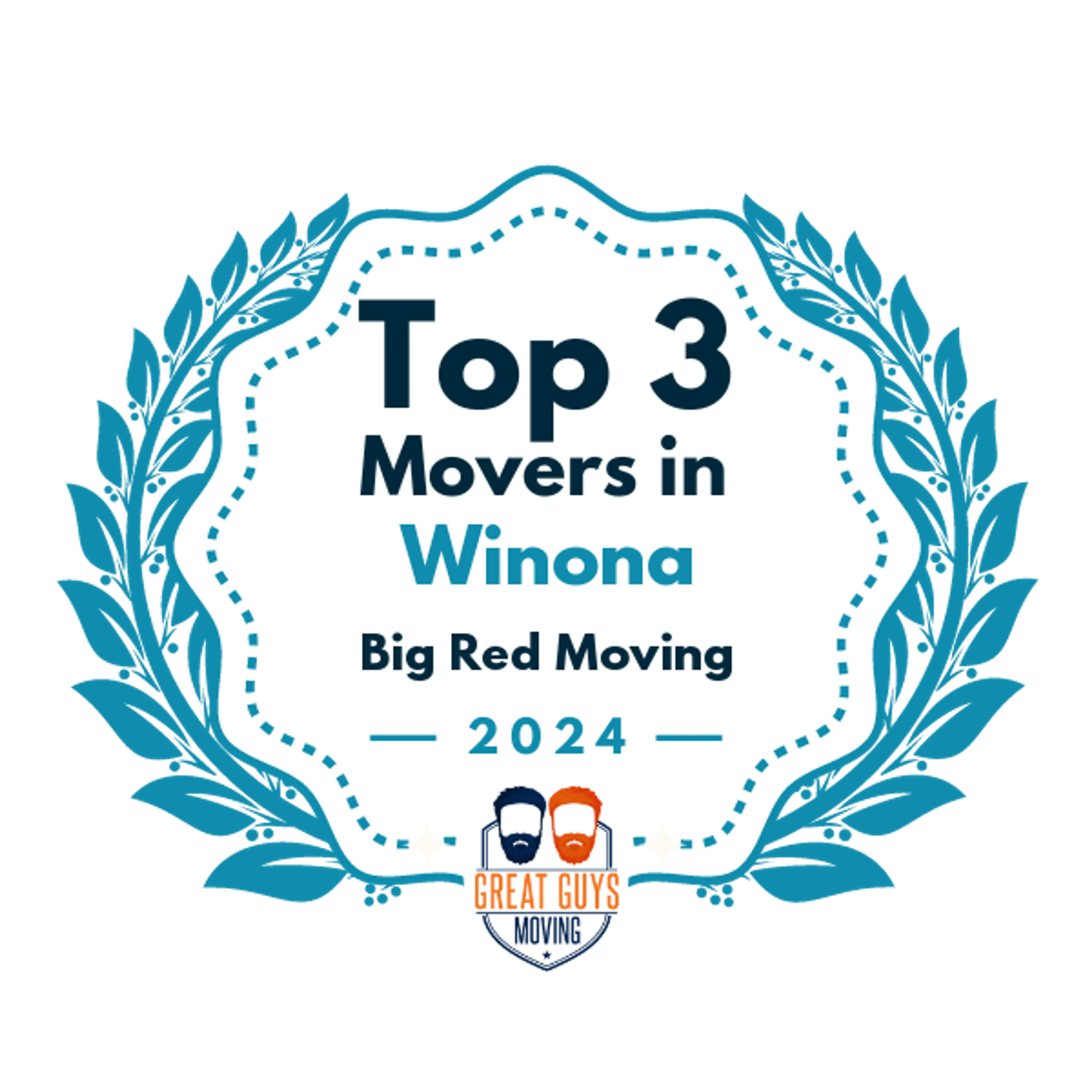 Top 3 Movers in Winona, MN 2024 award