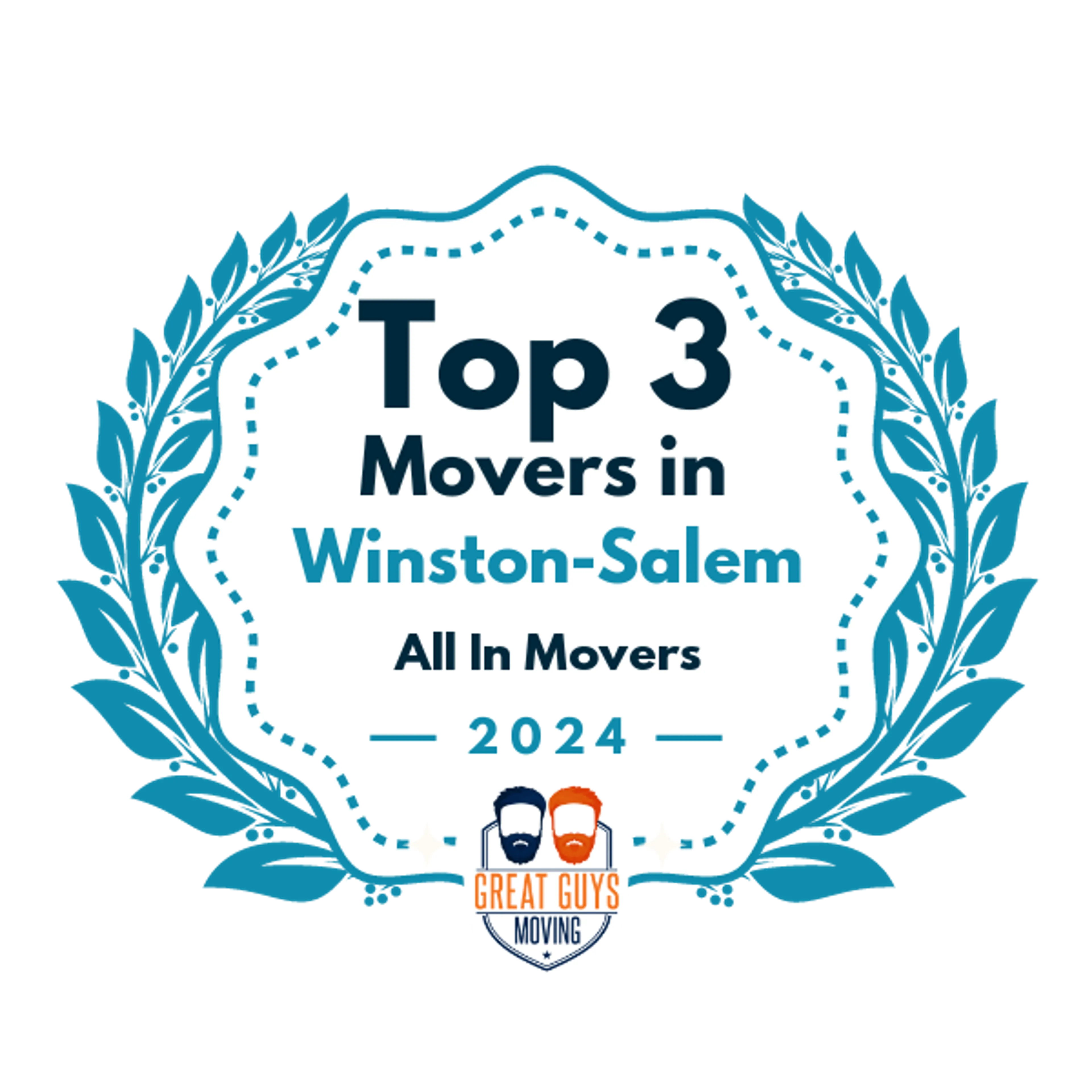 Top 3 Movers in Greensboro, NC 2024 award