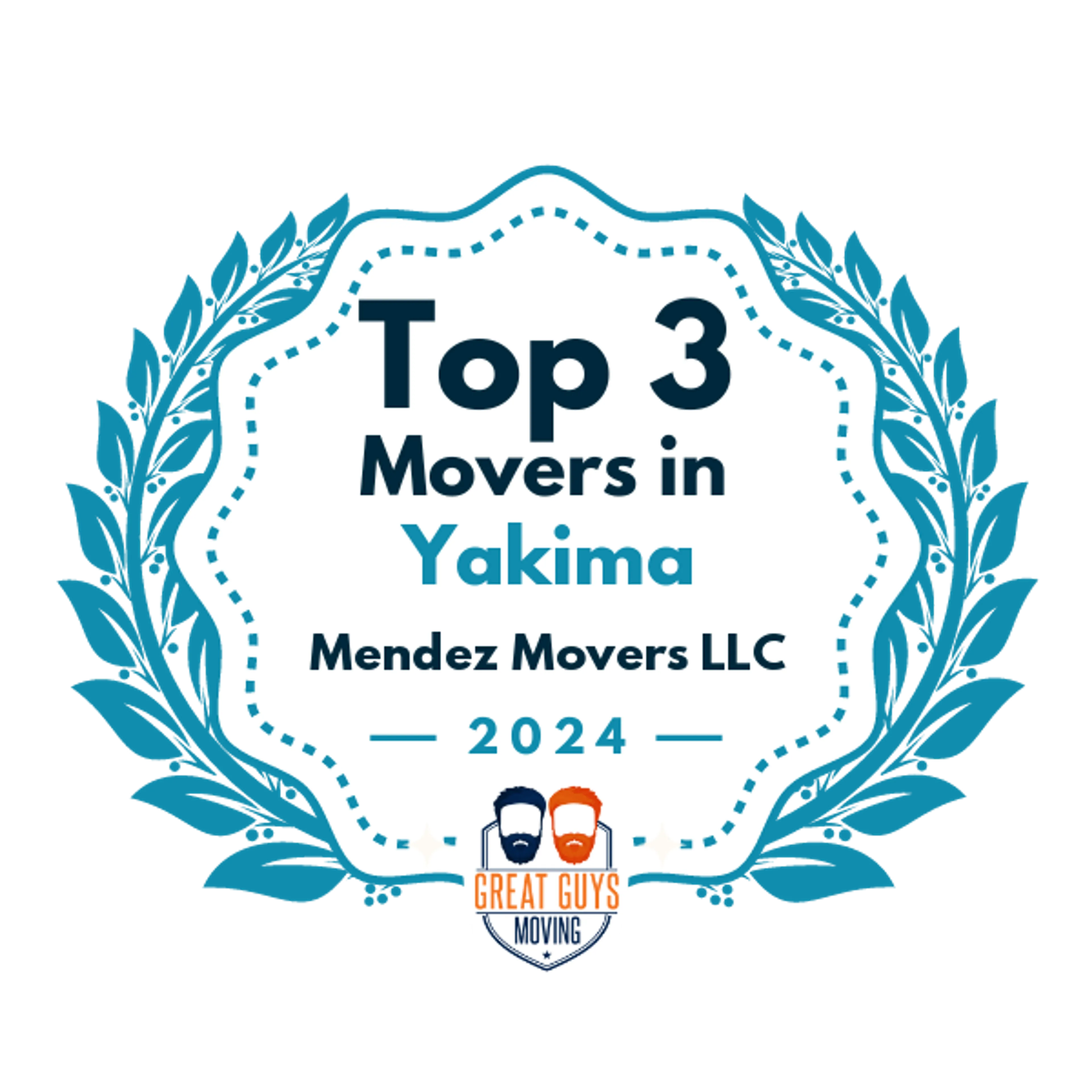 Top 3 Movers in Yakima, WA 2024 award