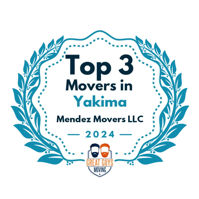 Top 3 Movers in Yakima, WA 2024 award