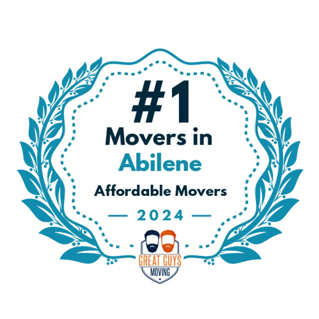 #1 Ranked Movers in Abilene, TX 2024 award