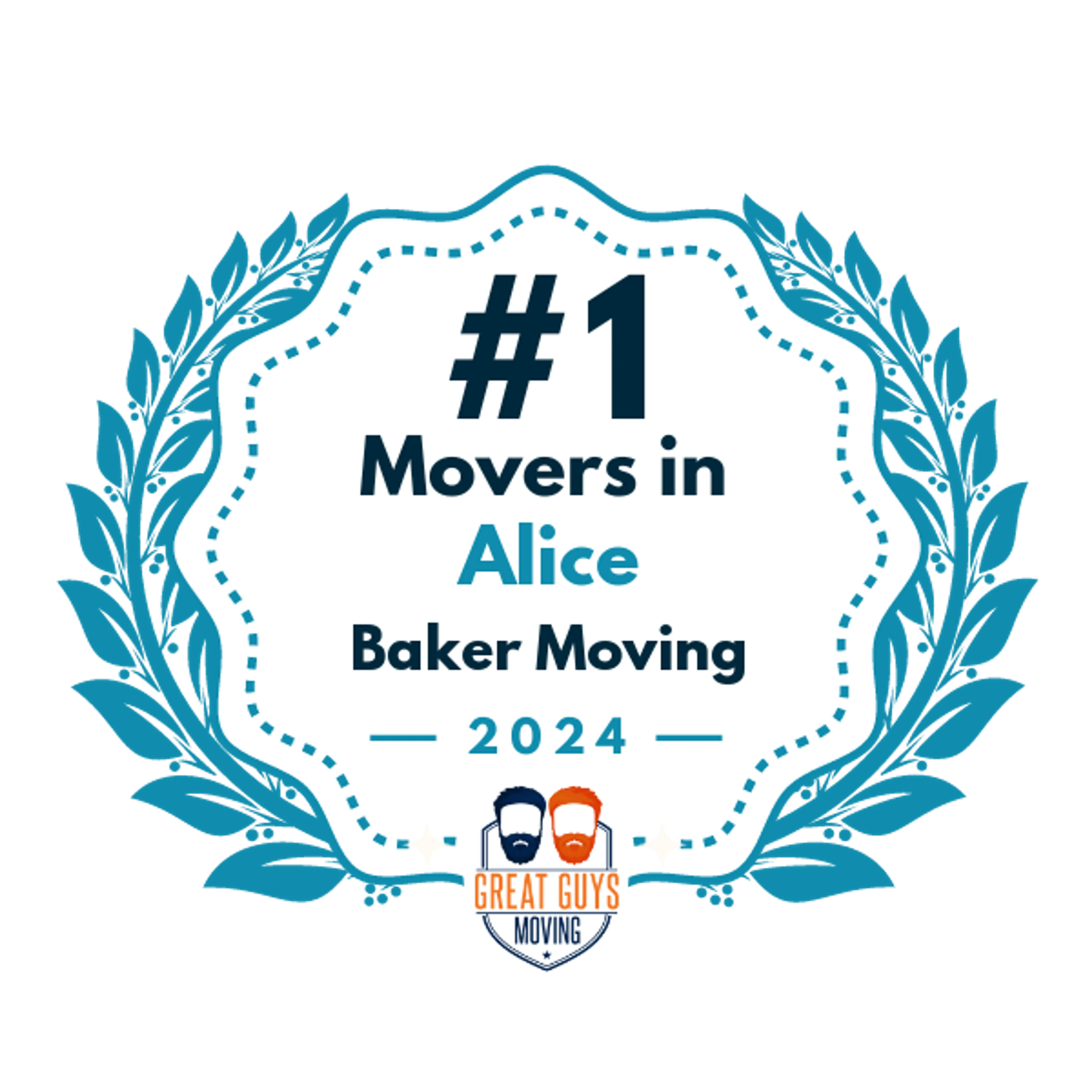 #1 Ranked Movers in Corpus Christi, TX 2024 award