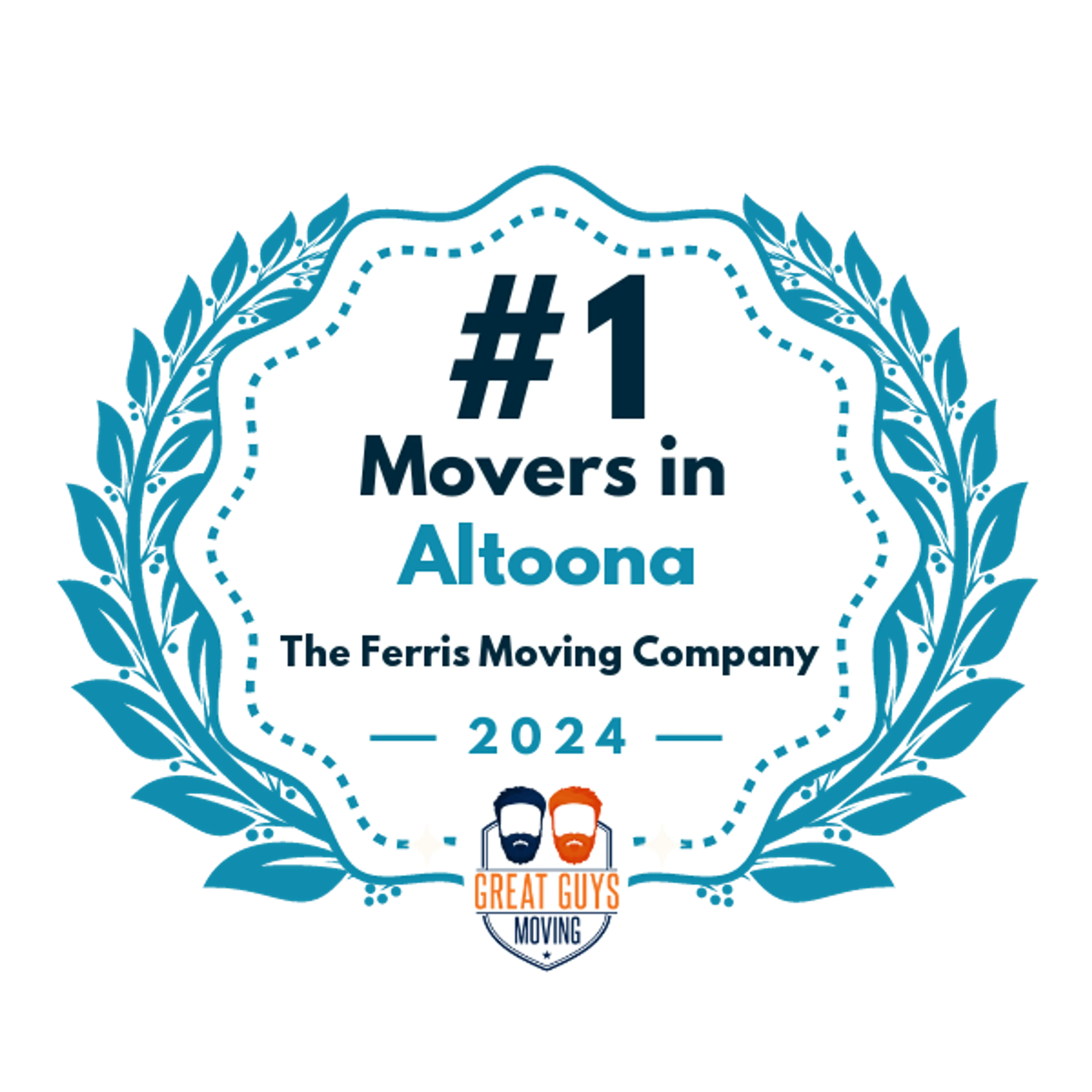 #1 Ranked Movers in Altoona, PA 2024 award