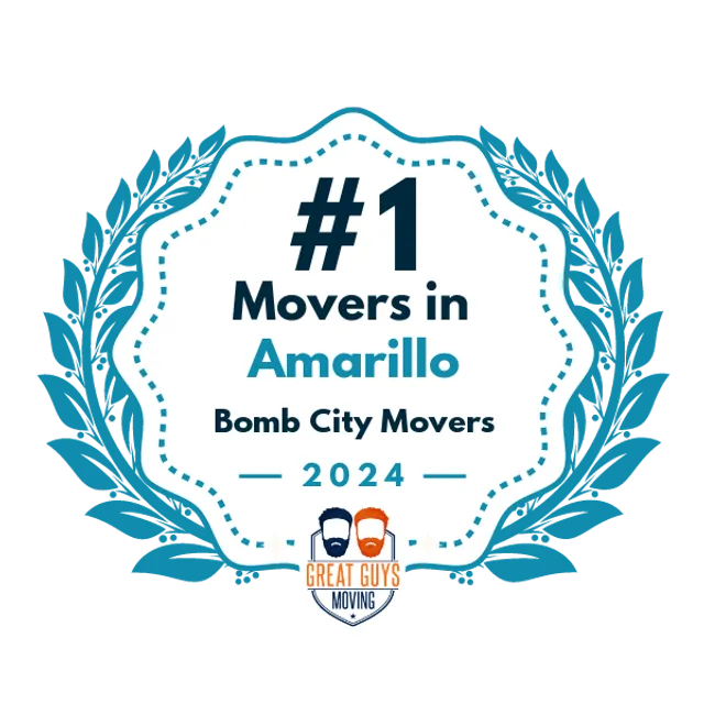 #1 Ranked Movers in Amarillo, TX 2024 award