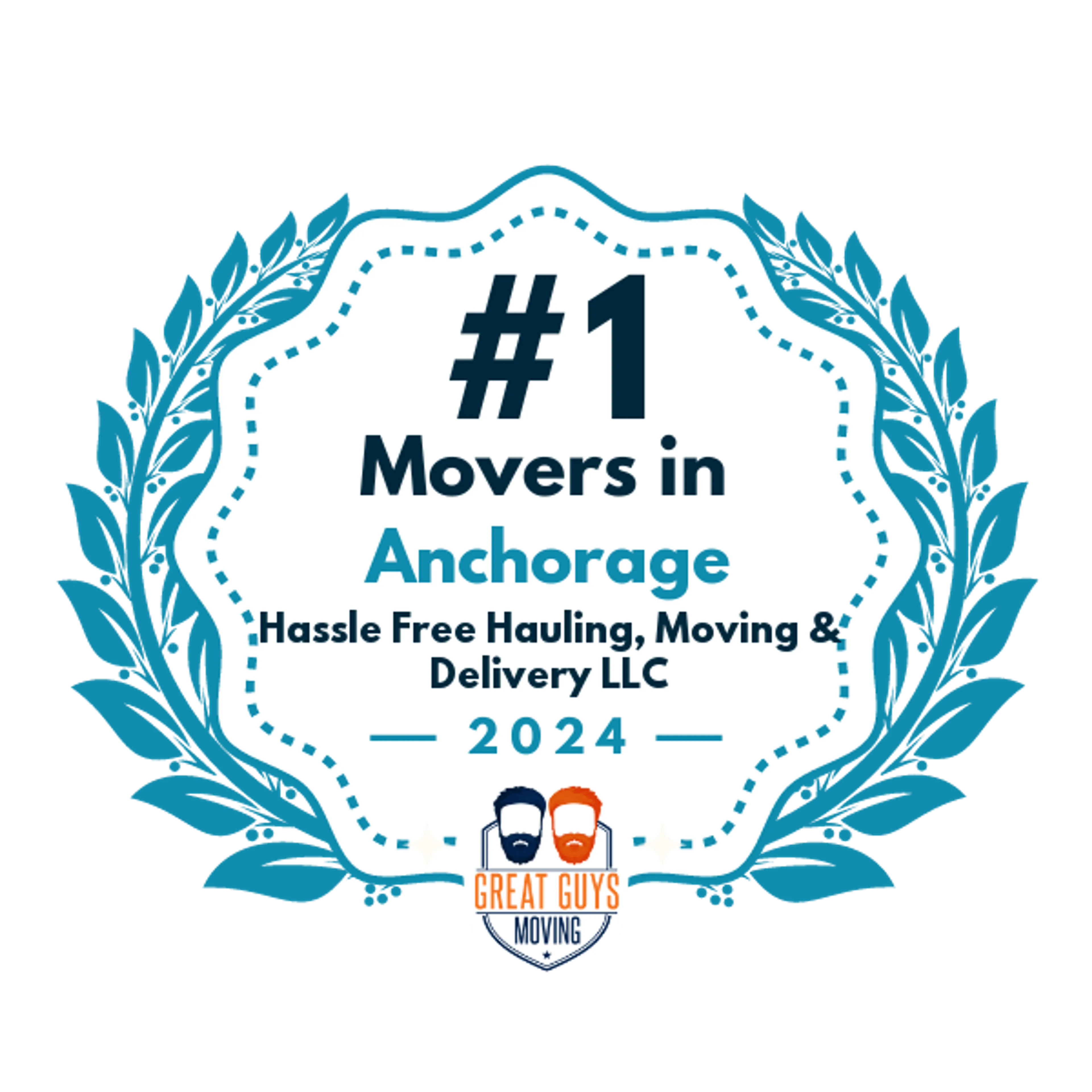 #1 Ranked Movers in Anchorage, AK 2024 award