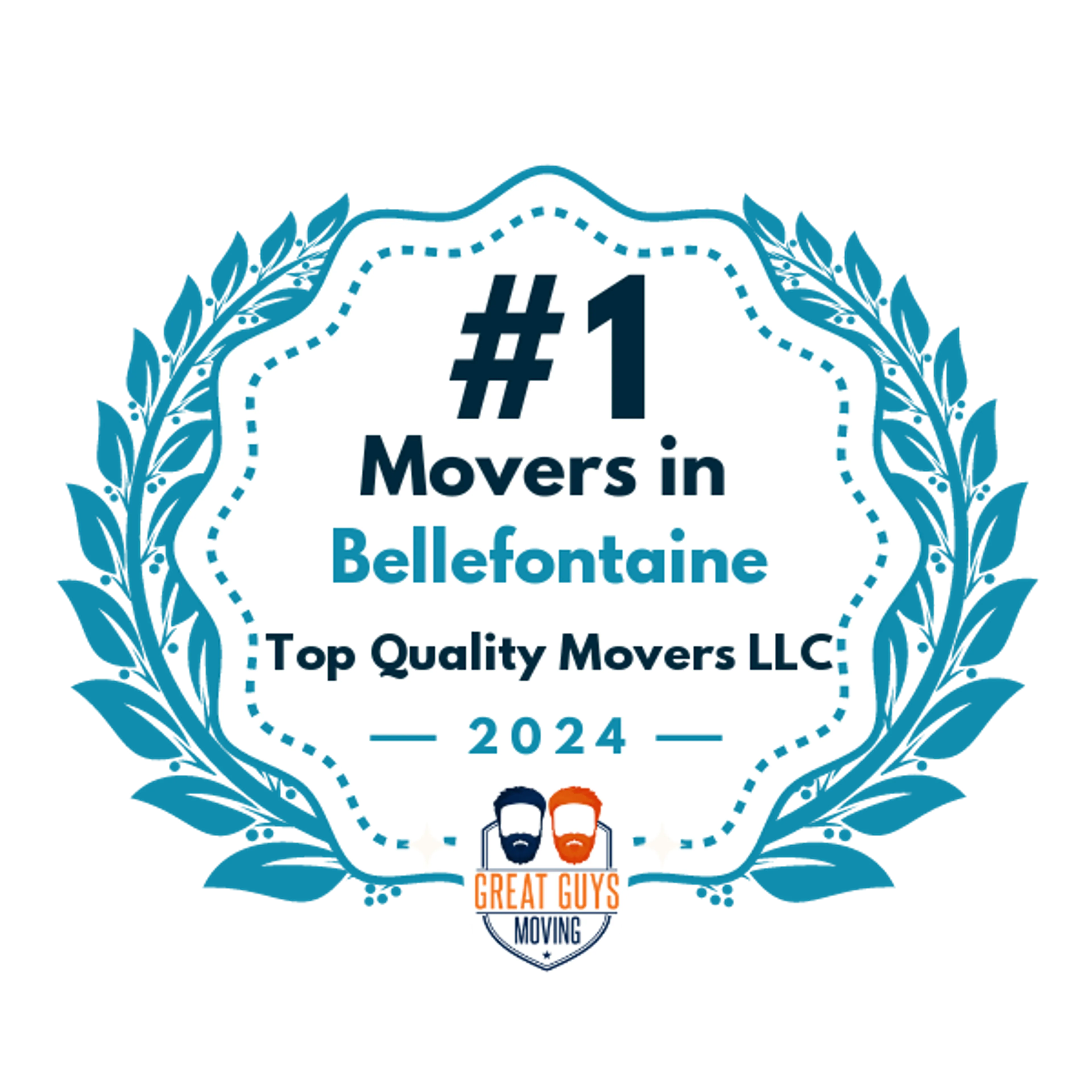 #1 Ranked Movers in Columbus, OH 2024 award