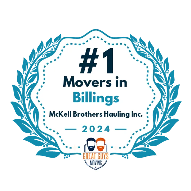 #1 Ranked Movers in Billings, MT 2024 award