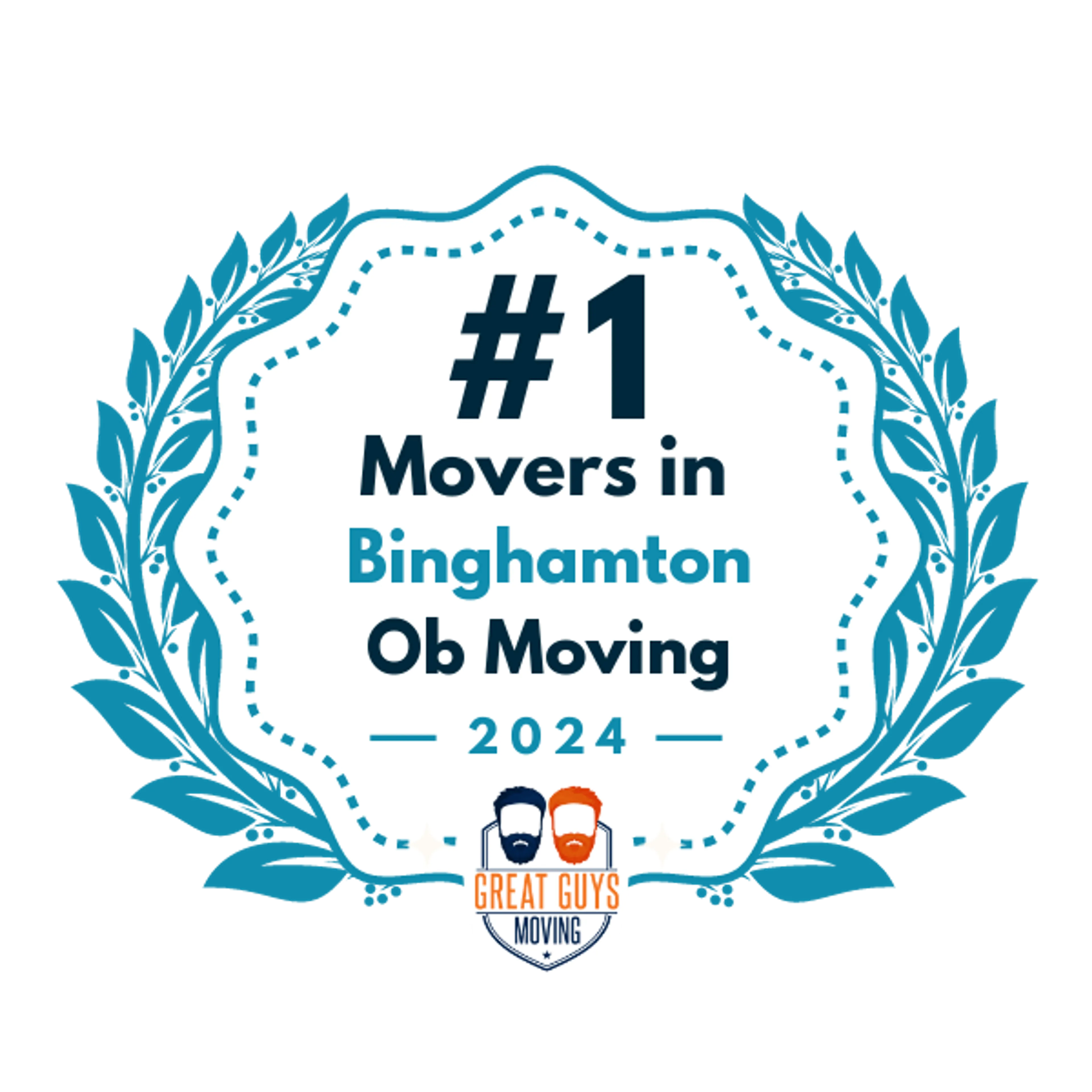 #1 Ranked Movers in Binghamton, NY 2024 award