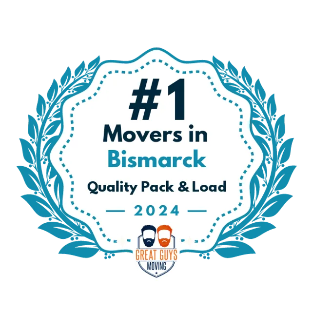 #1 Ranked Movers in Bismarck, ND 2024 award