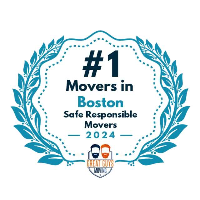 #1 Ranked Movers in Boston, MA 2024 award