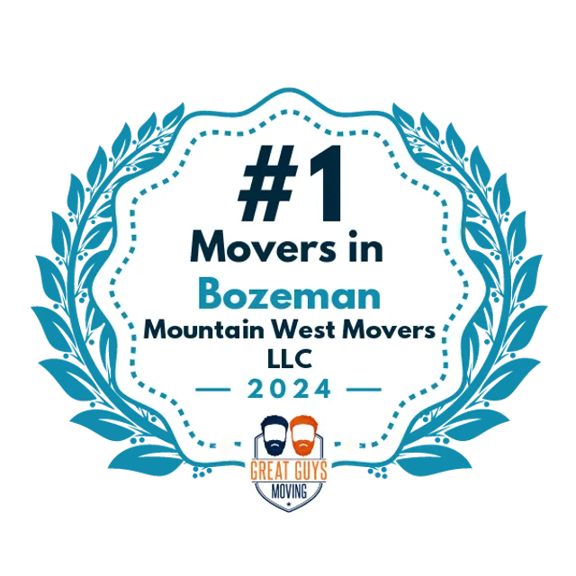 #1 Ranked Movers in Bozeman, MT 2024 award