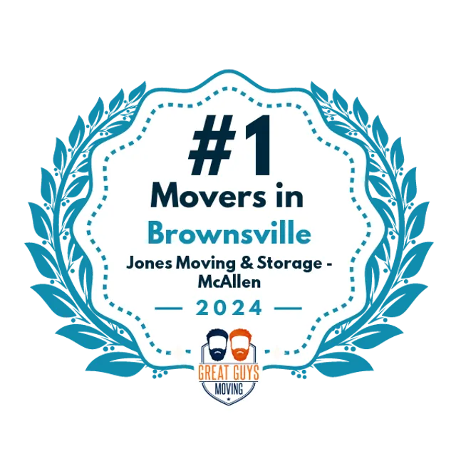 #1 Ranked Movers in Brownsville, TX 2024 award