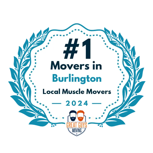 #1 Ranked Movers in Burlington, VT 2024 award