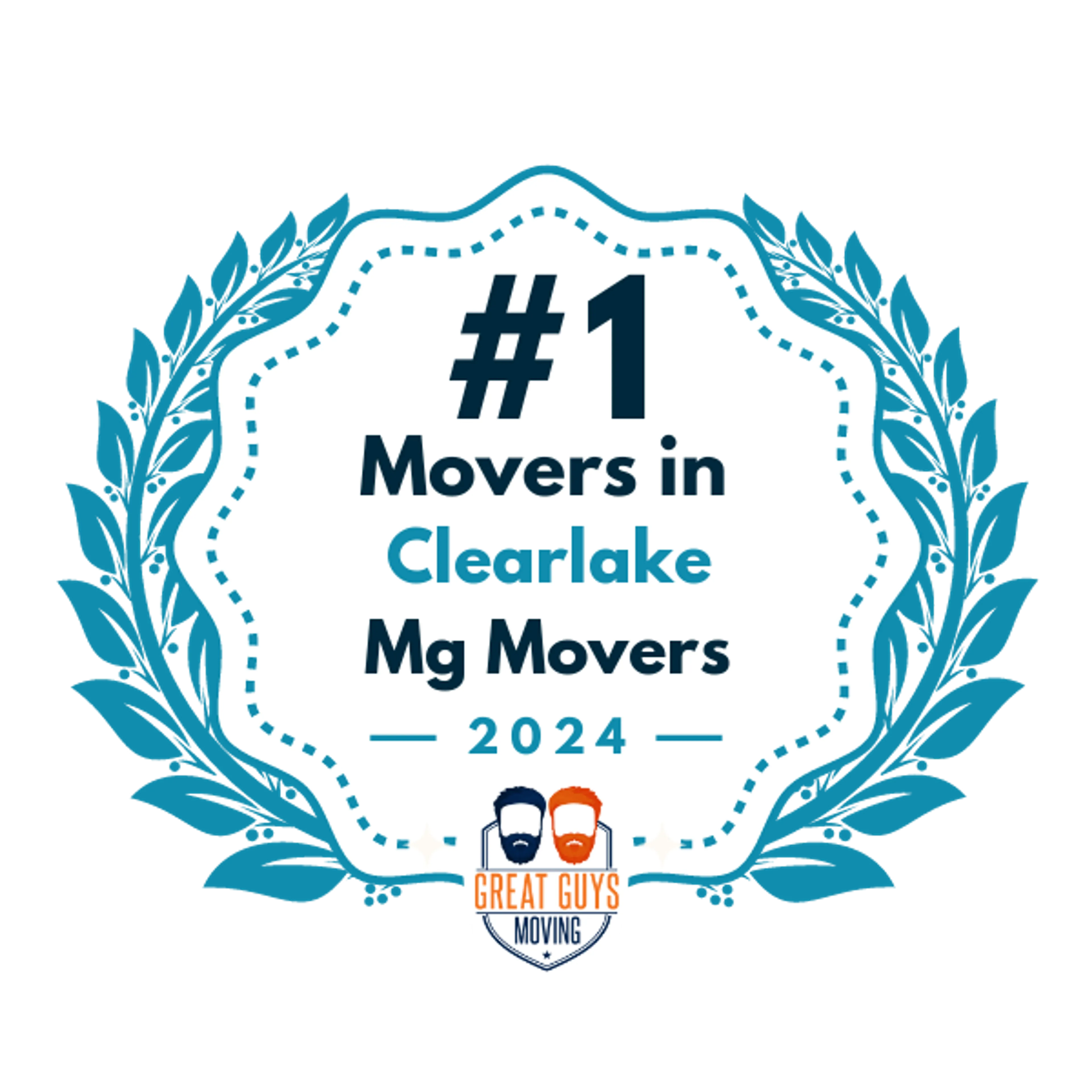 #1 Ranked Movers in Santa Rosa, CA 2024 award