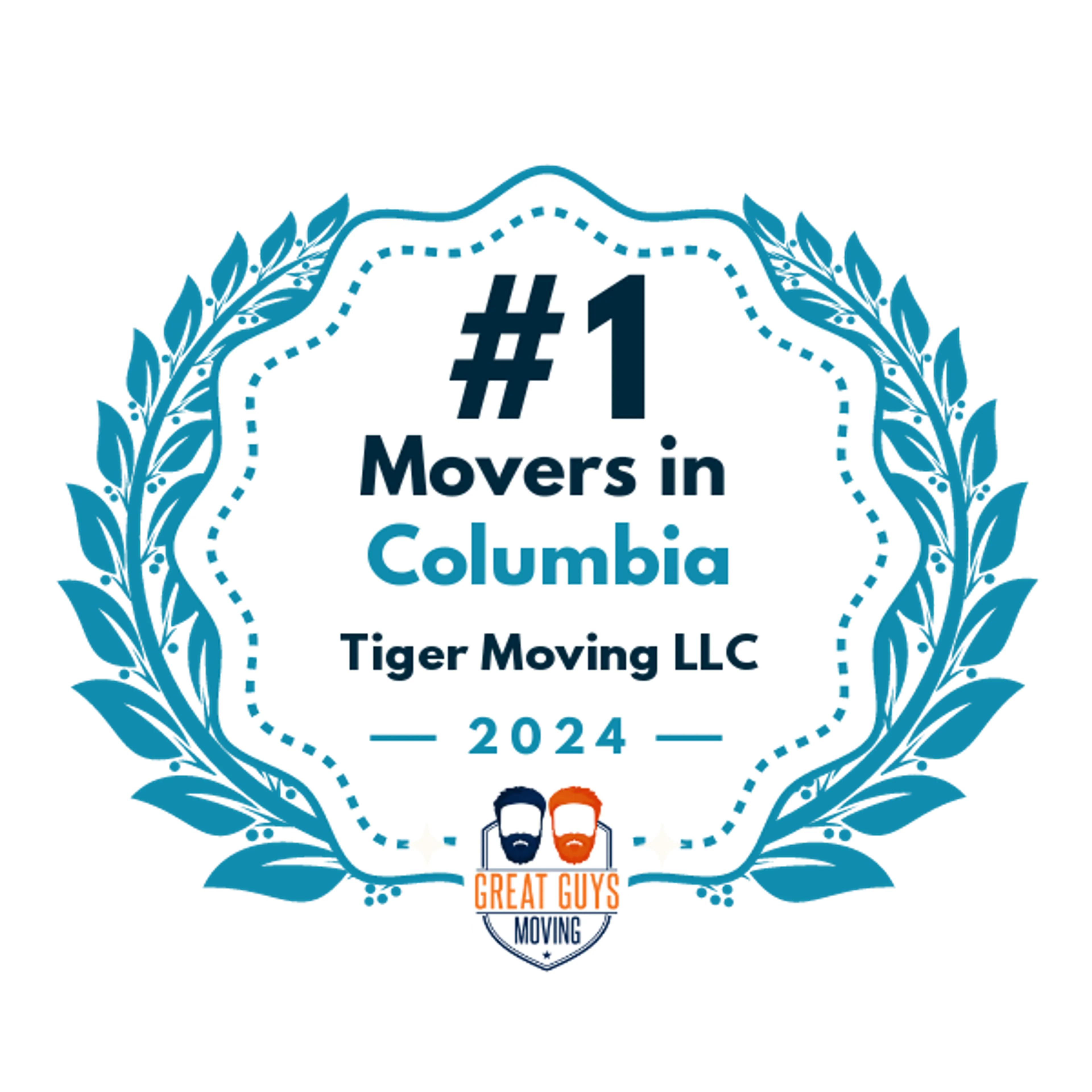 #1 Ranked Movers in Columbia, MO 2024 award