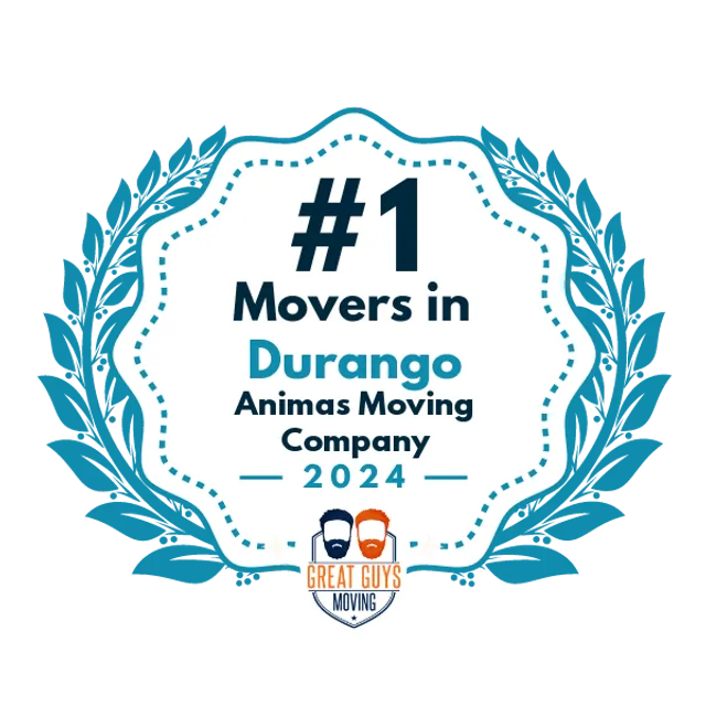 #1 Ranked Movers in Durango, CO 2024 award