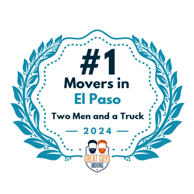 #1 Ranked Movers in El Paso, TX 2024 award