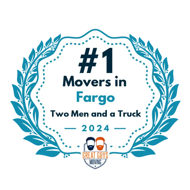 #1 Ranked Movers in Fargo, ND 2024 award