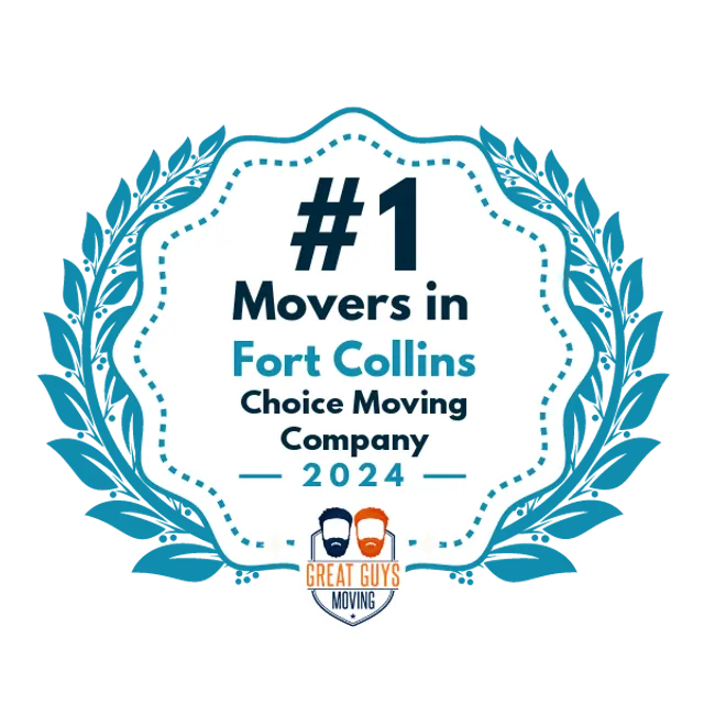 #1 Ranked Movers in Fort Collins, CO 2024 award