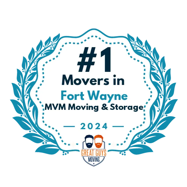 #1 Ranked Movers in Fort Wayne, IN 2024 award