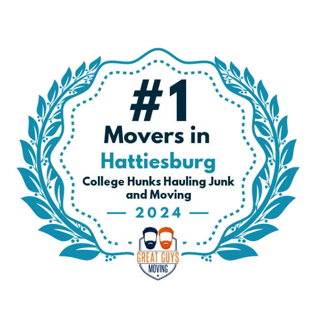 #1 Ranked Movers in Hattiesburg, MS 2024 award