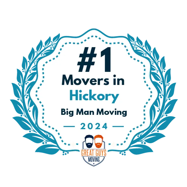 #1 Ranked Movers in Hickory, NC 2024 award