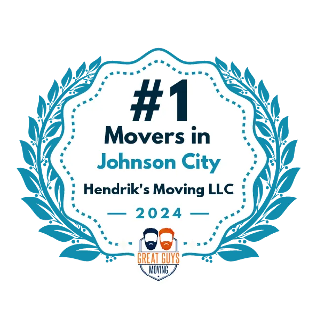 #1 Ranked Movers in Johnson City, TN 2024 award